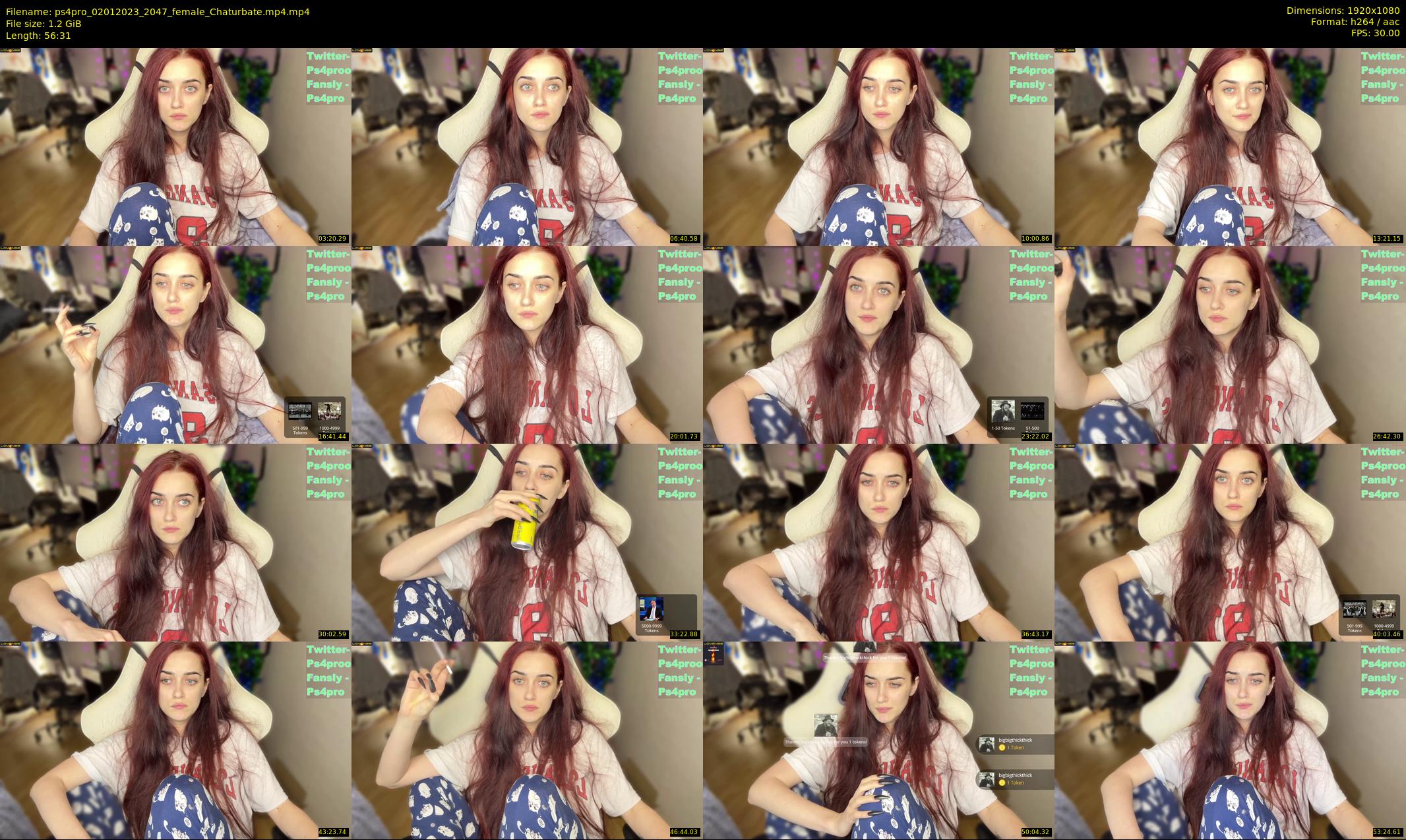 ps4pro — 57 minute Chaturbate female cam show recording, 1080p, Jan 2, 2023