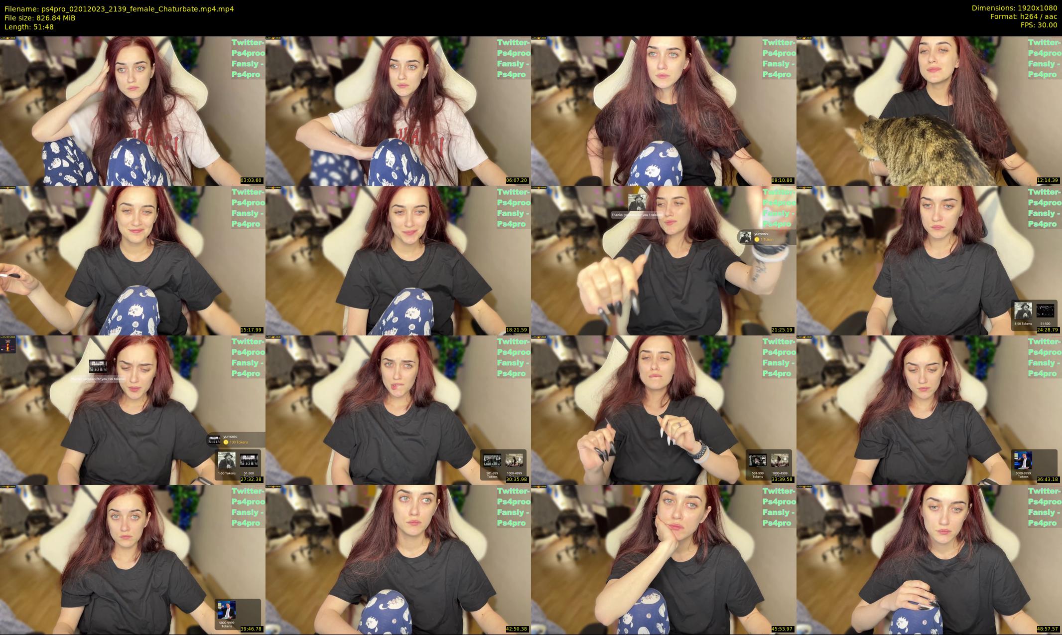 ps4pro — 52 minute Chaturbate female cam show recording, 1080p, Jan 2, 2023