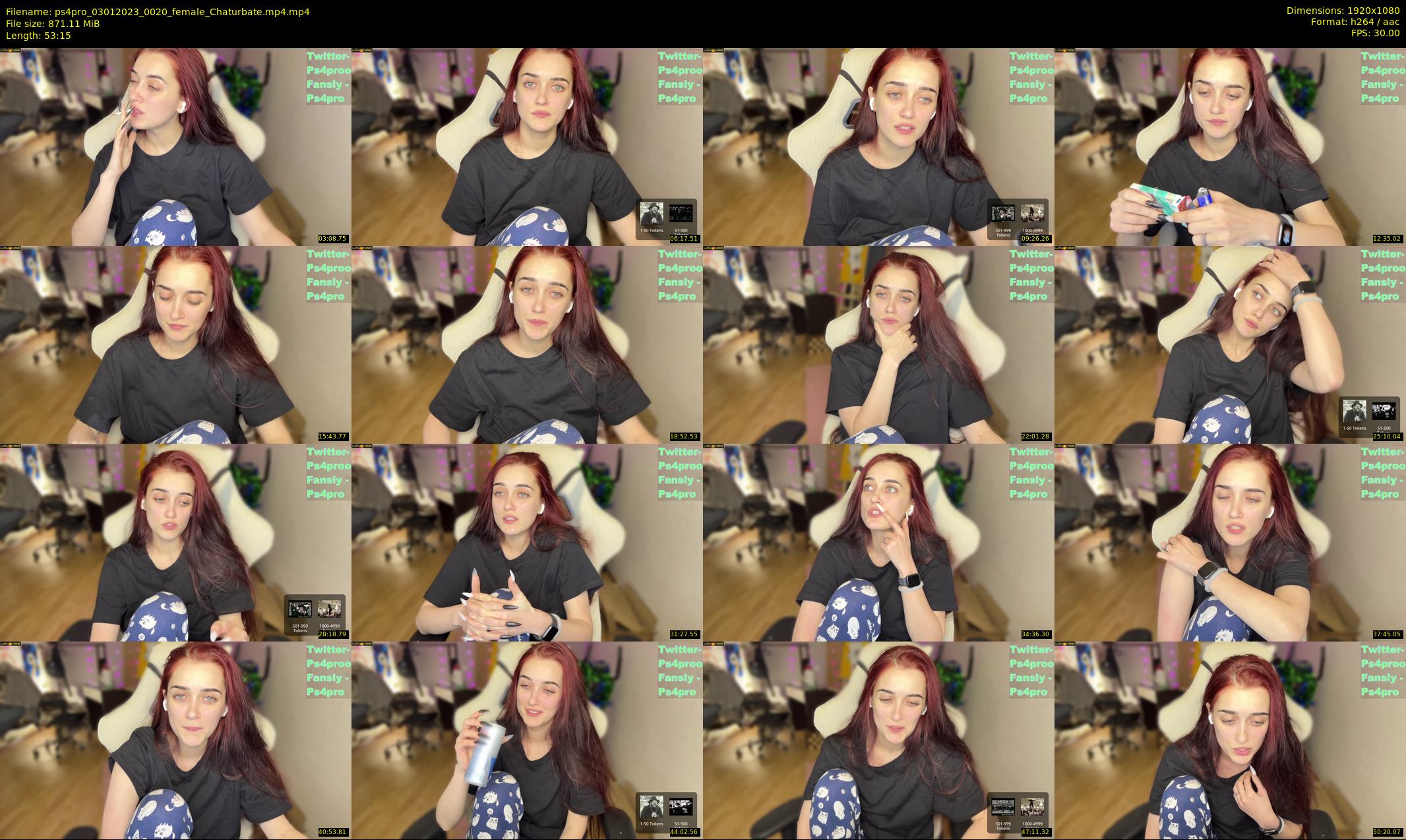 ps4pro — 54 minute Chaturbate female cam show recording, 1080p, Jan 3, 2023