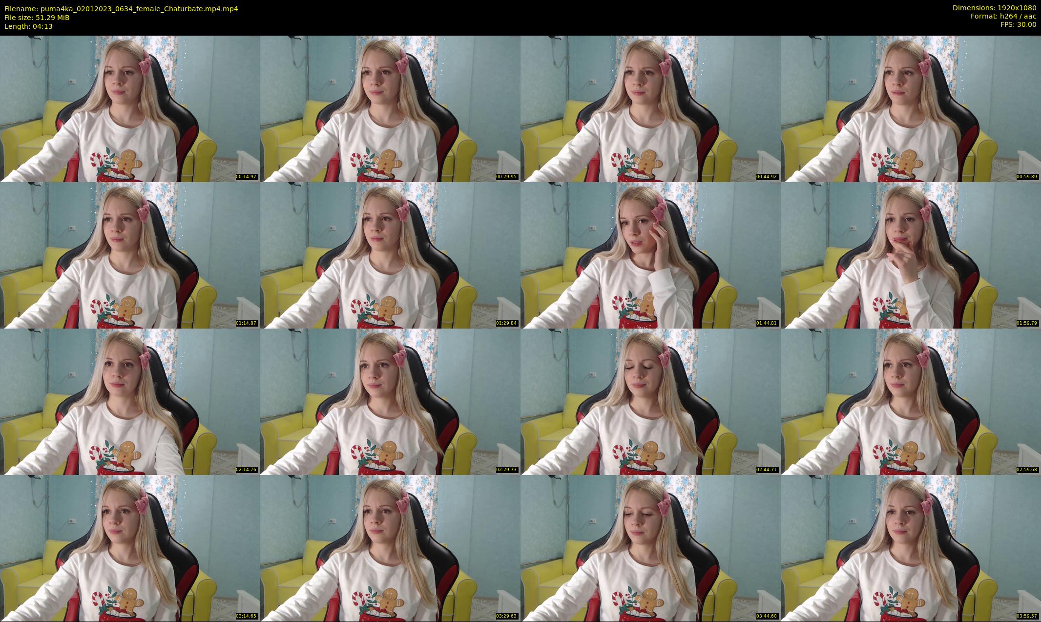 puma4ka — 5 minute Chaturbate female cam show recording, 1080p, Jan 2, 2023