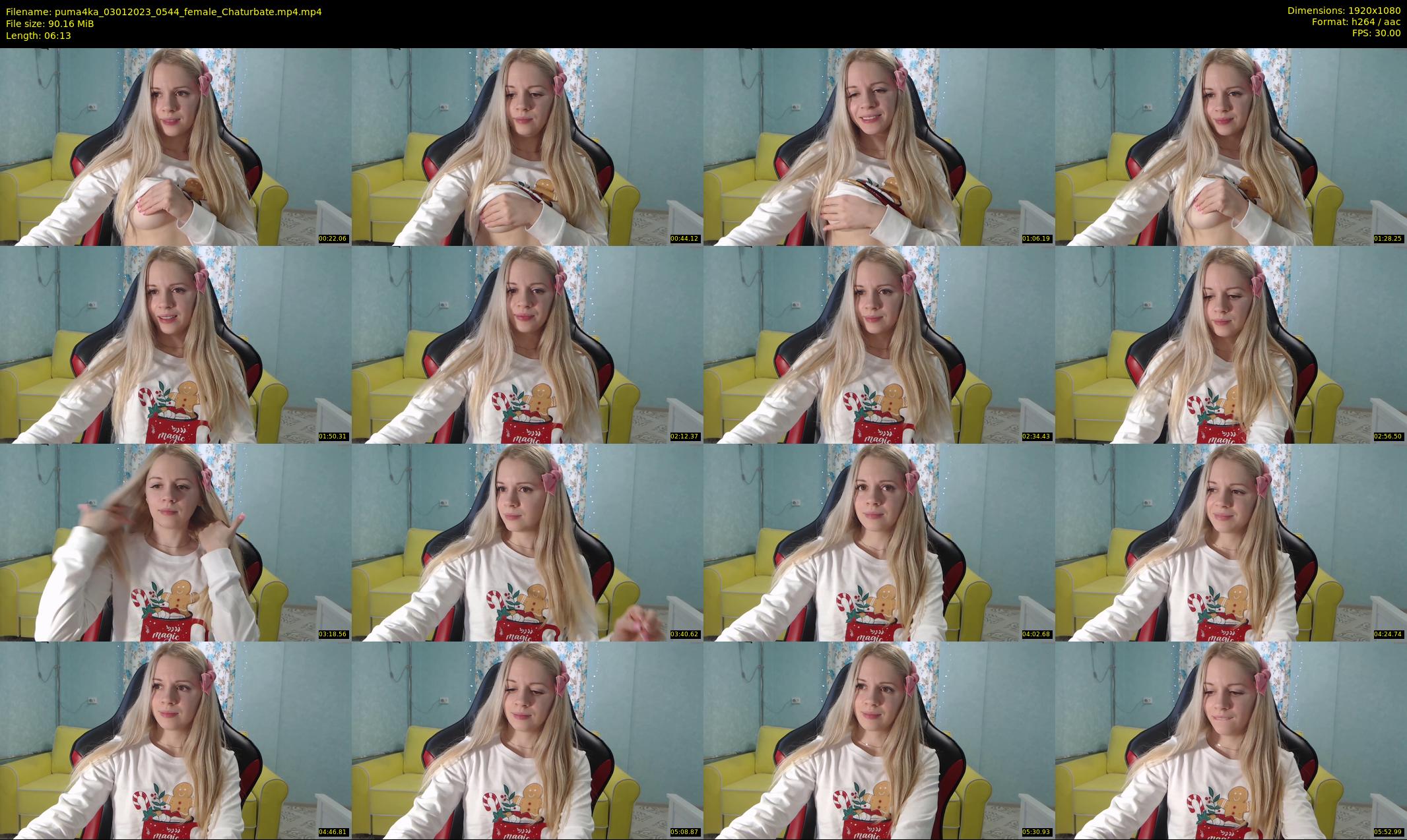 puma4ka — 7 minute Chaturbate female cam show recording, 1080p, Jan 3, 2023