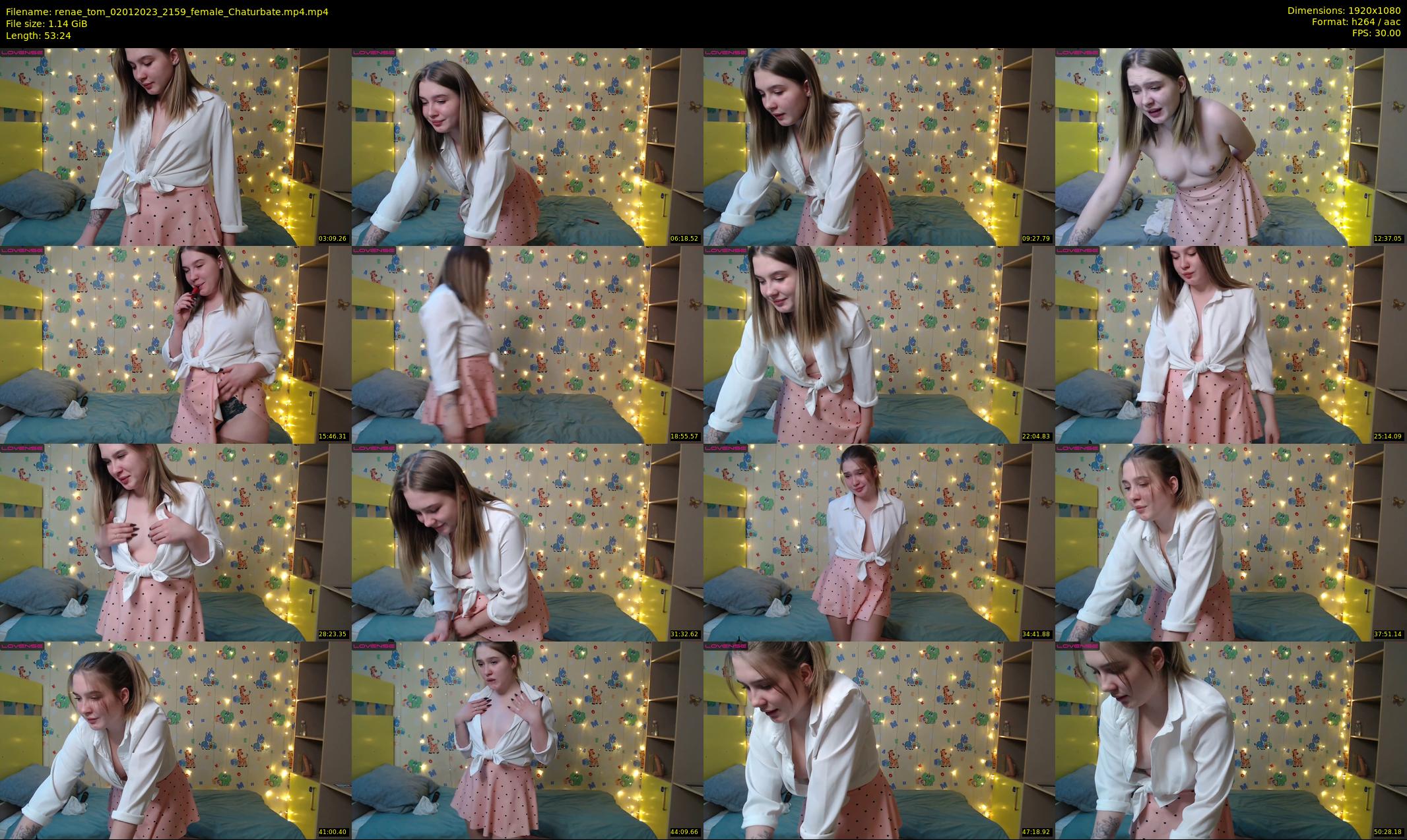 renae_tom — 54 minute Chaturbate couple cam show recording, 1080p, Jan 2, 2023
