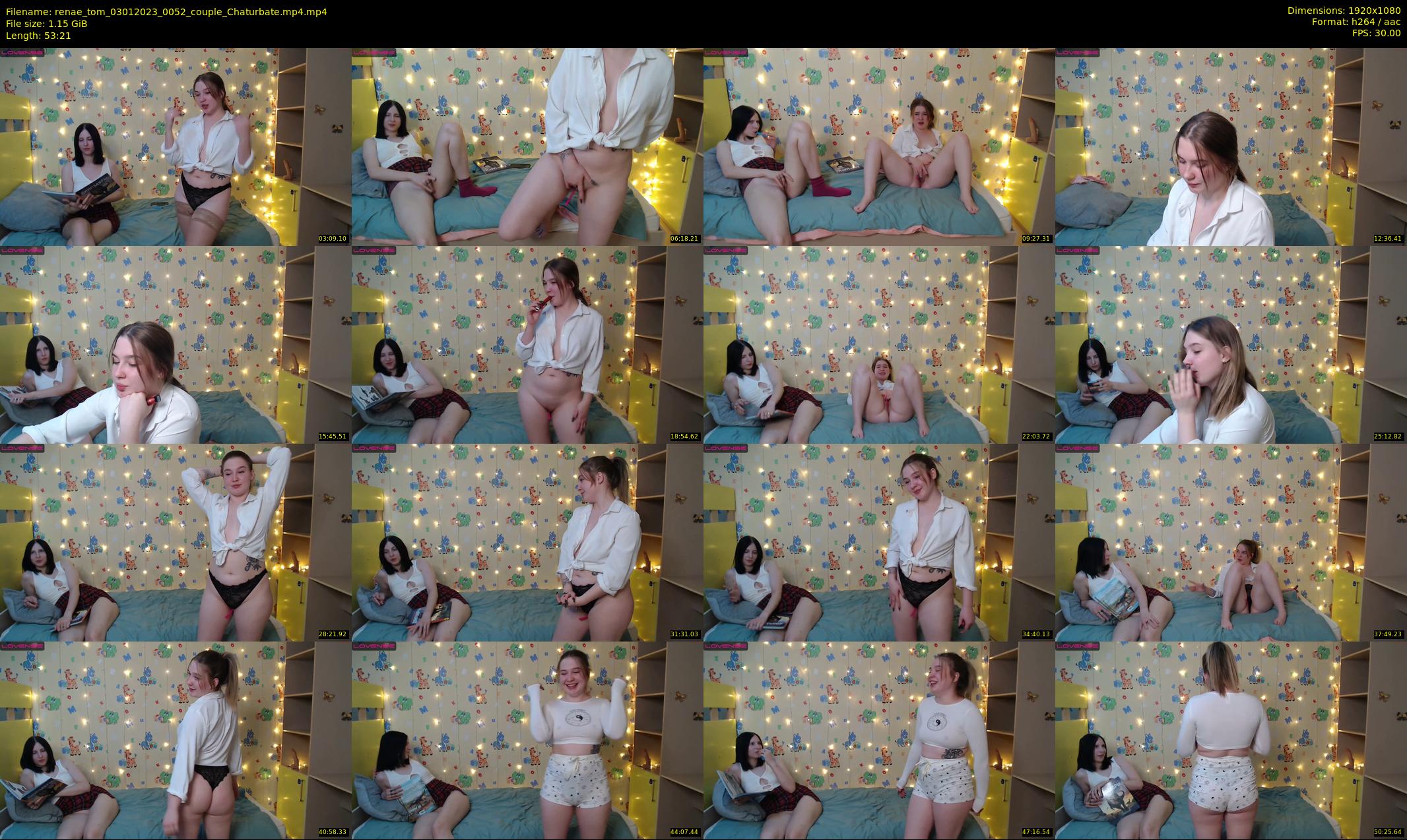 renae_tom — 54 minute Chaturbate couple cam show recording, 1080p, Jan 3, 2023