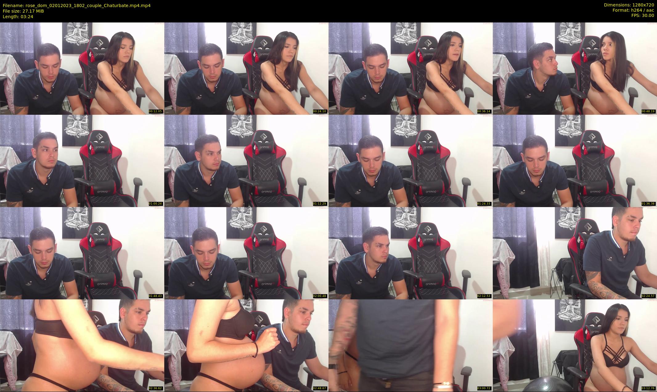 rose_dom — 4 minute Chaturbate couple cam show recording, 720p, Jan 2, 2023