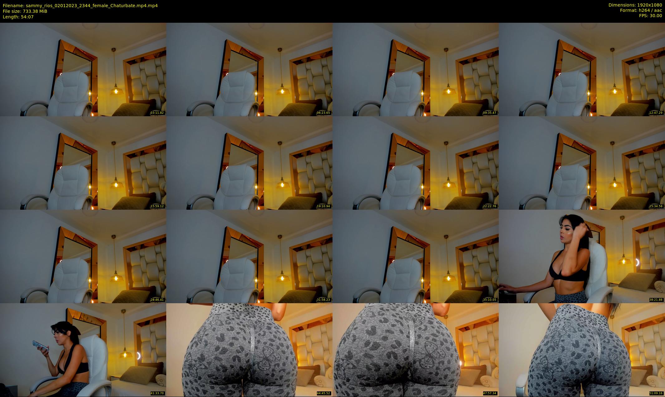sammy_rios — 55 minute Chaturbate female cam show recording, 1080p, Jan 2, 2023