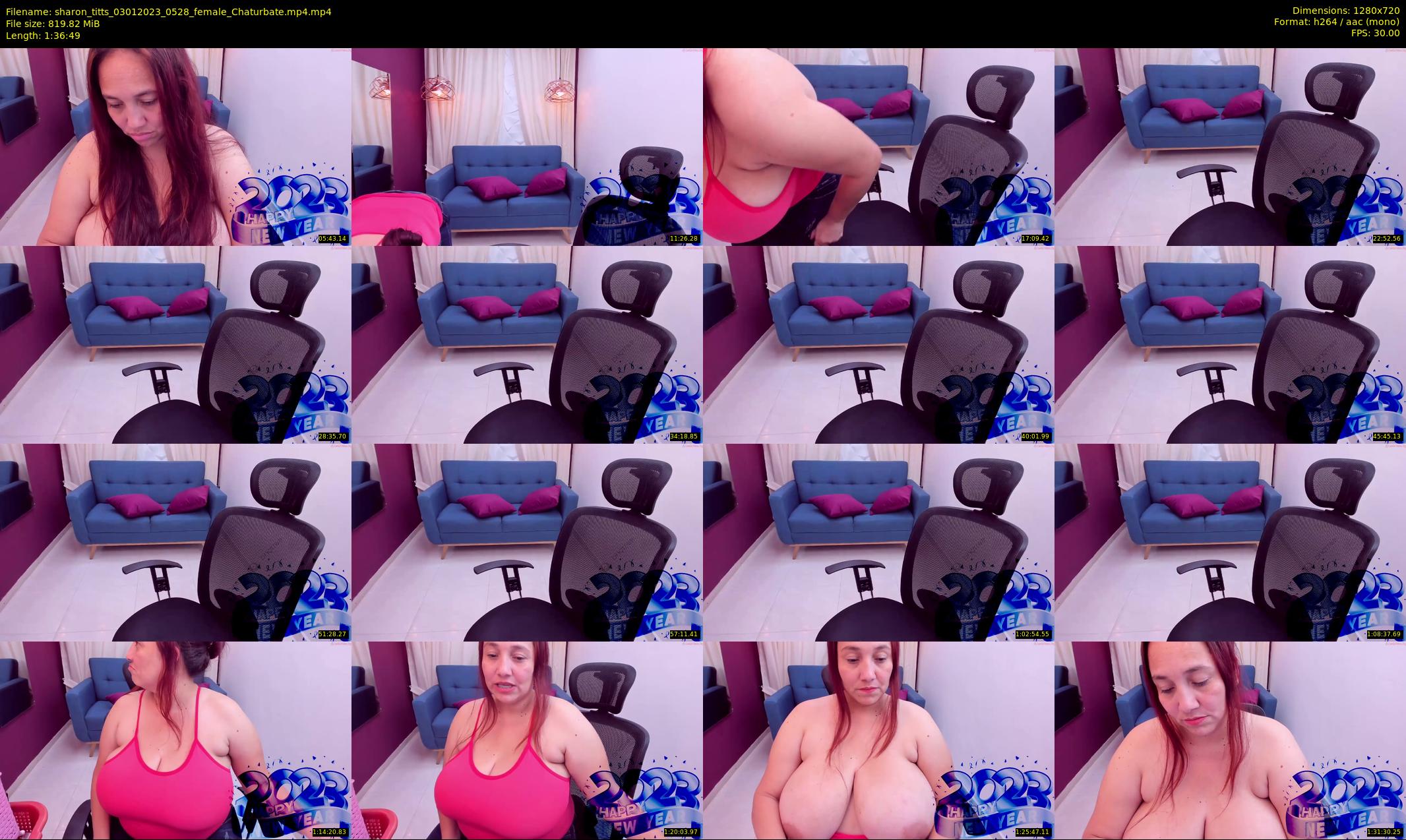 sharon_titts — 97 minute Chaturbate female cam show recording, 720p, Jan 3, 2023
