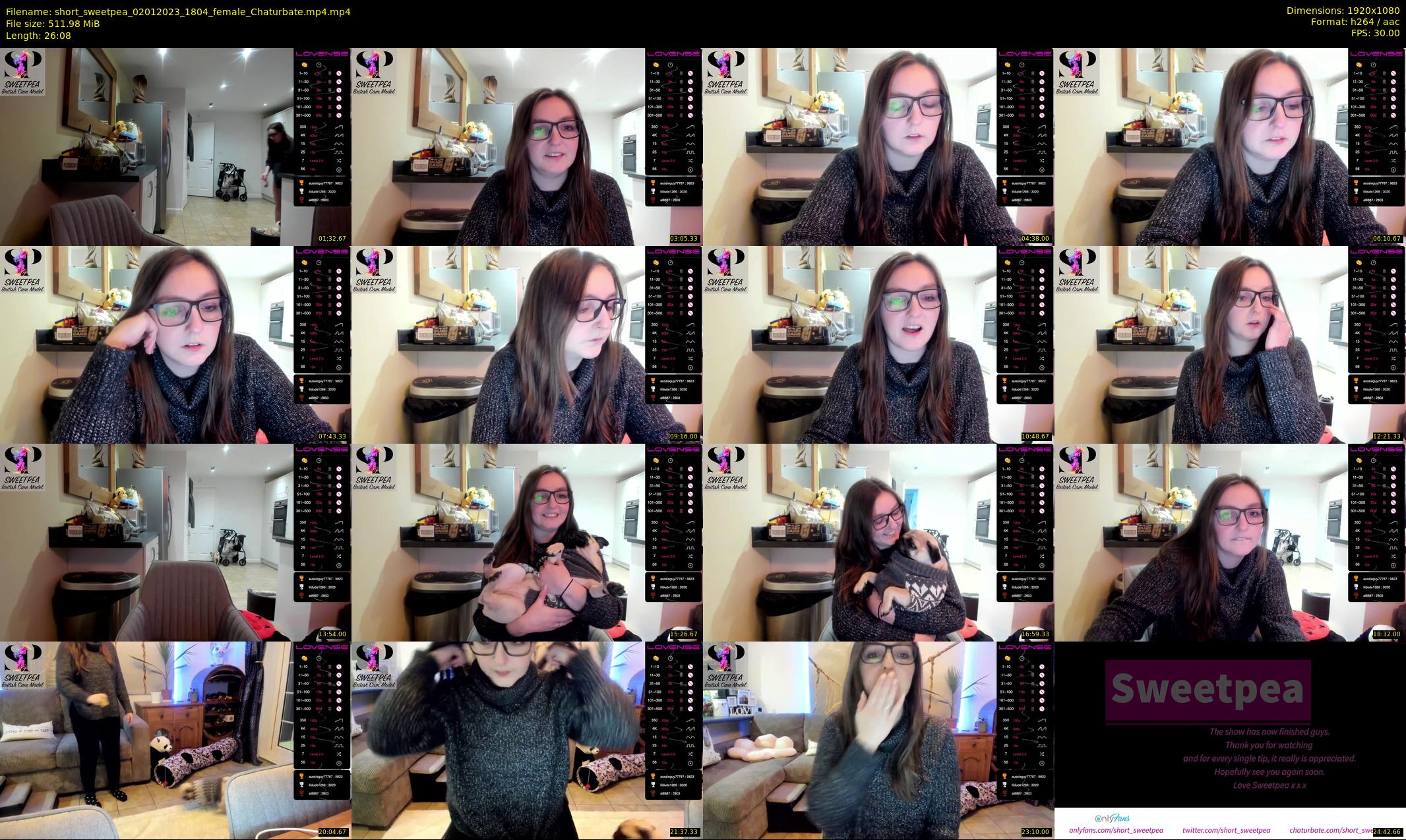 short_sweetpea — 27 minute Chaturbate female cam show recording, 1080p, Jan 2, 2023