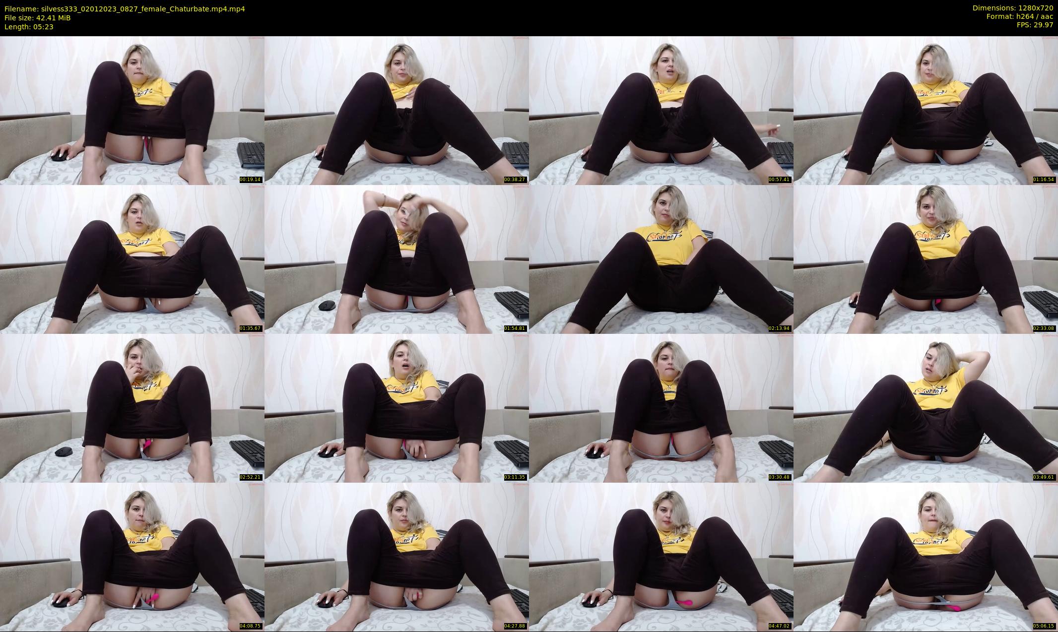 silvess333 — 6 minute Chaturbate female cam show recording, 720p, Jan 2, 2023