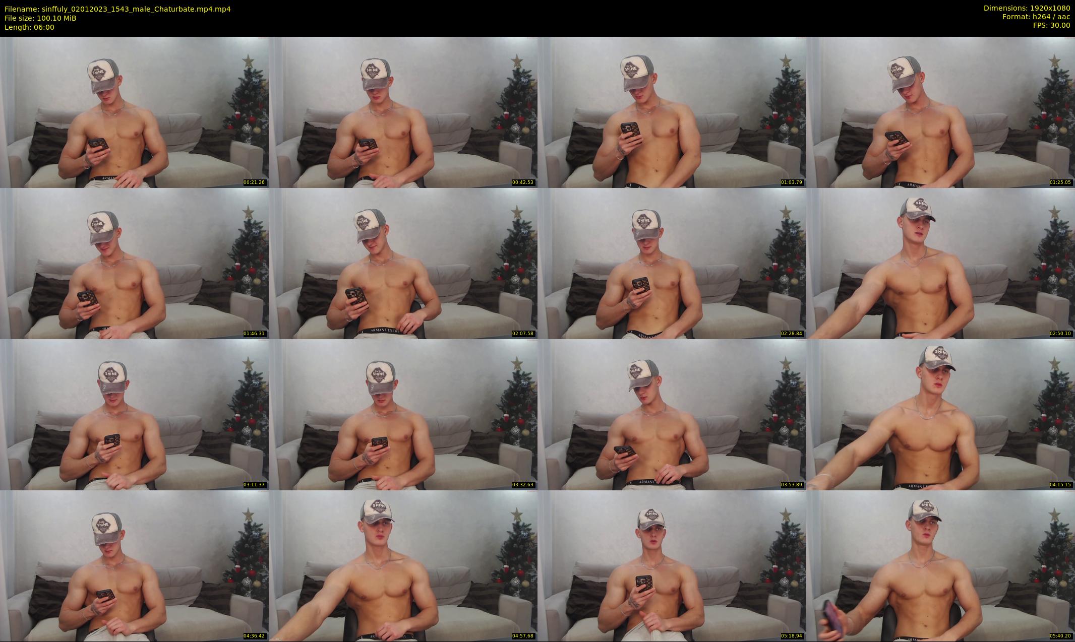 sinffuly — 6 minute Chaturbate male cam show recording, 1080p, Jan 2, 2023