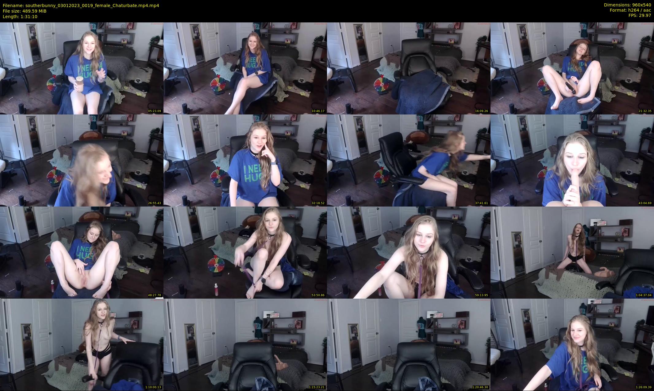 southerbunny — 92 minute Chaturbate female cam show recording, 480p, Jan 3, 2023