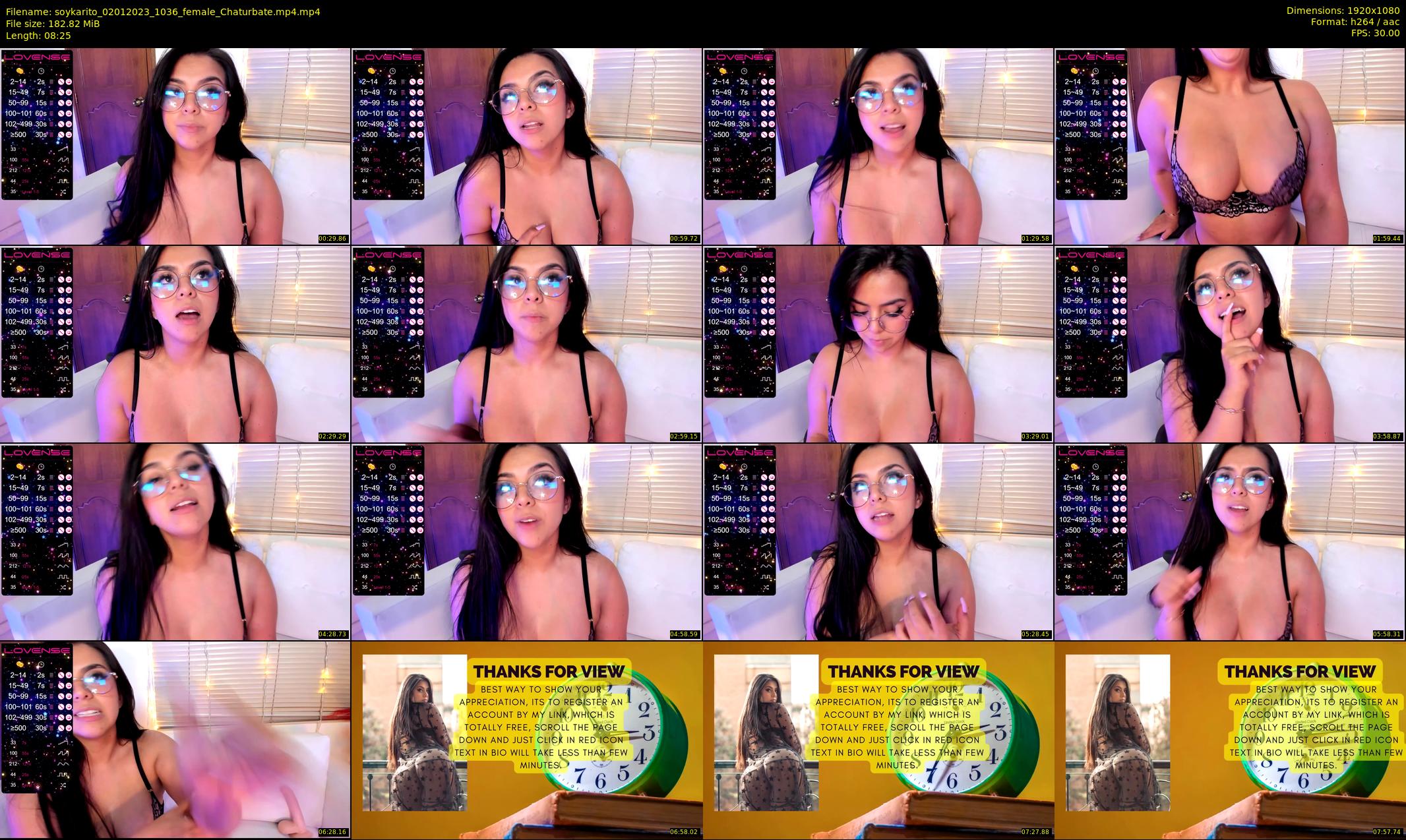 soykarito — 9 minute Chaturbate female cam show recording, 1080p, Jan 2, 2023
