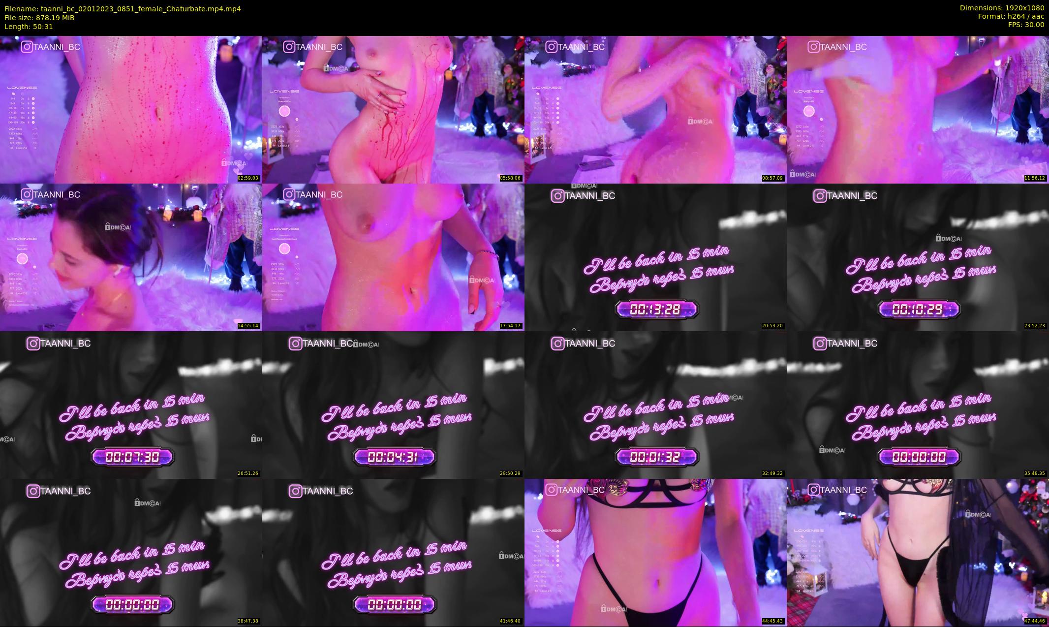 taanni_bc — 51 minute Chaturbate female cam show recording, 1080p, Jan 2, 2023
