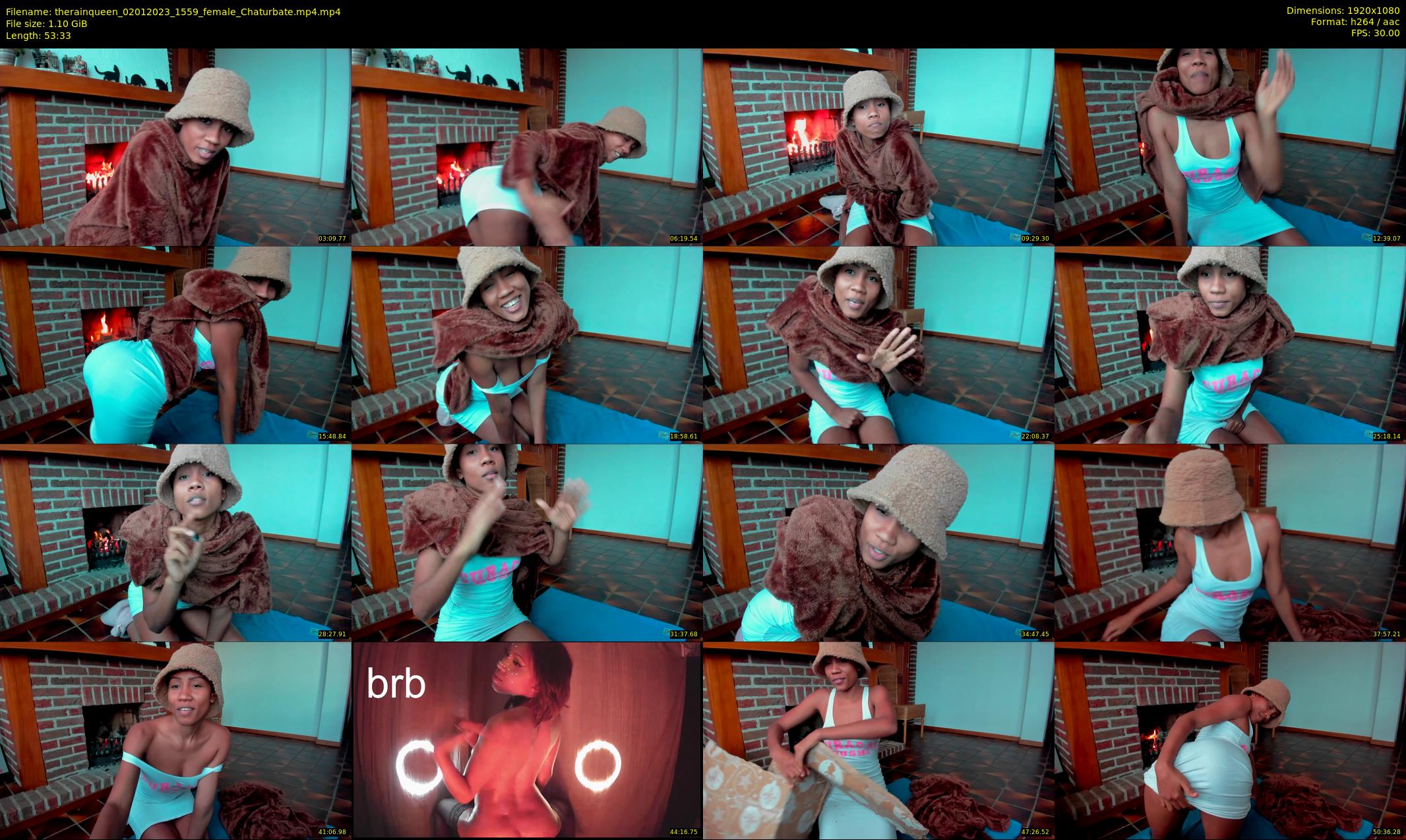 therainqueen — 54 minute Chaturbate female cam show recording, 1080p, Jan 2, 2023