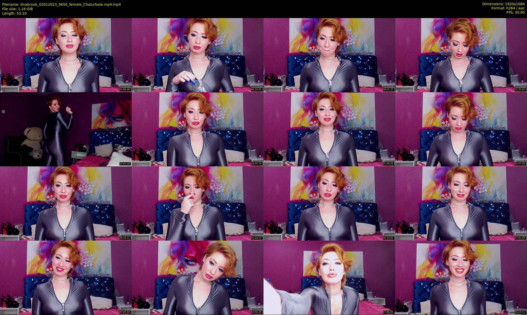 tinabrook — 54 minute Chaturbate female cam show recording, 1080p, Jan 2, 2023