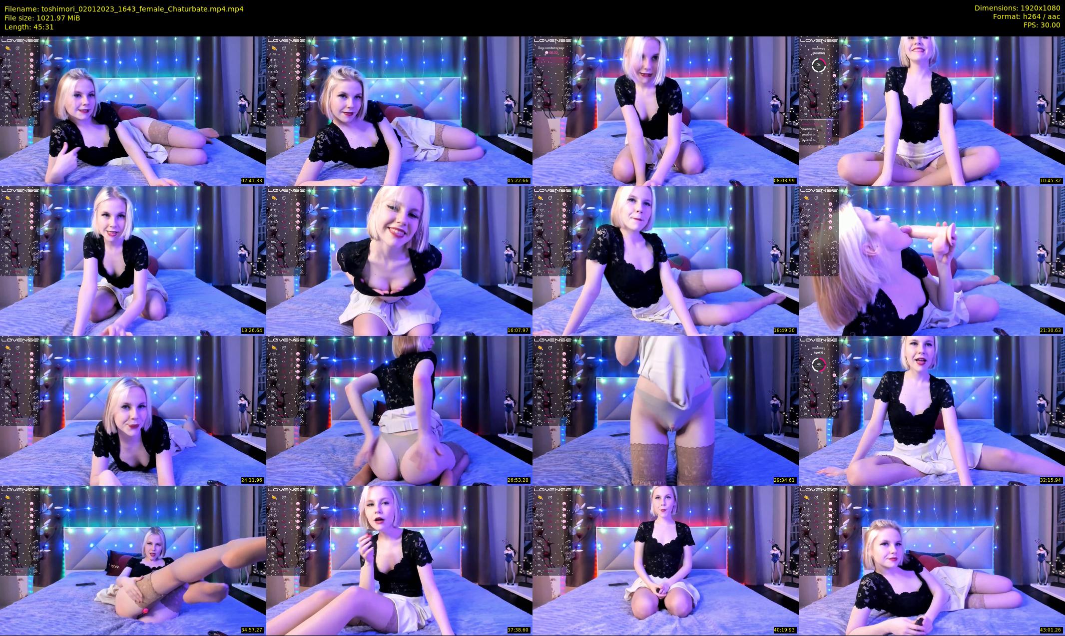 toshimori — 46 minute Chaturbate female cam show recording, 1080p, Jan 2, 2023