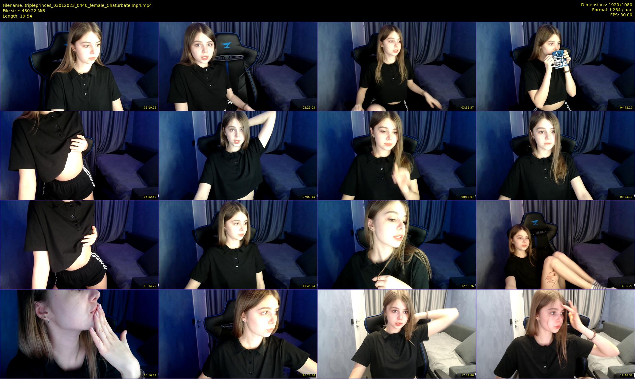 tripleprinces — 20 minute Chaturbate female cam show recording, 1080p, Jan 3, 2023