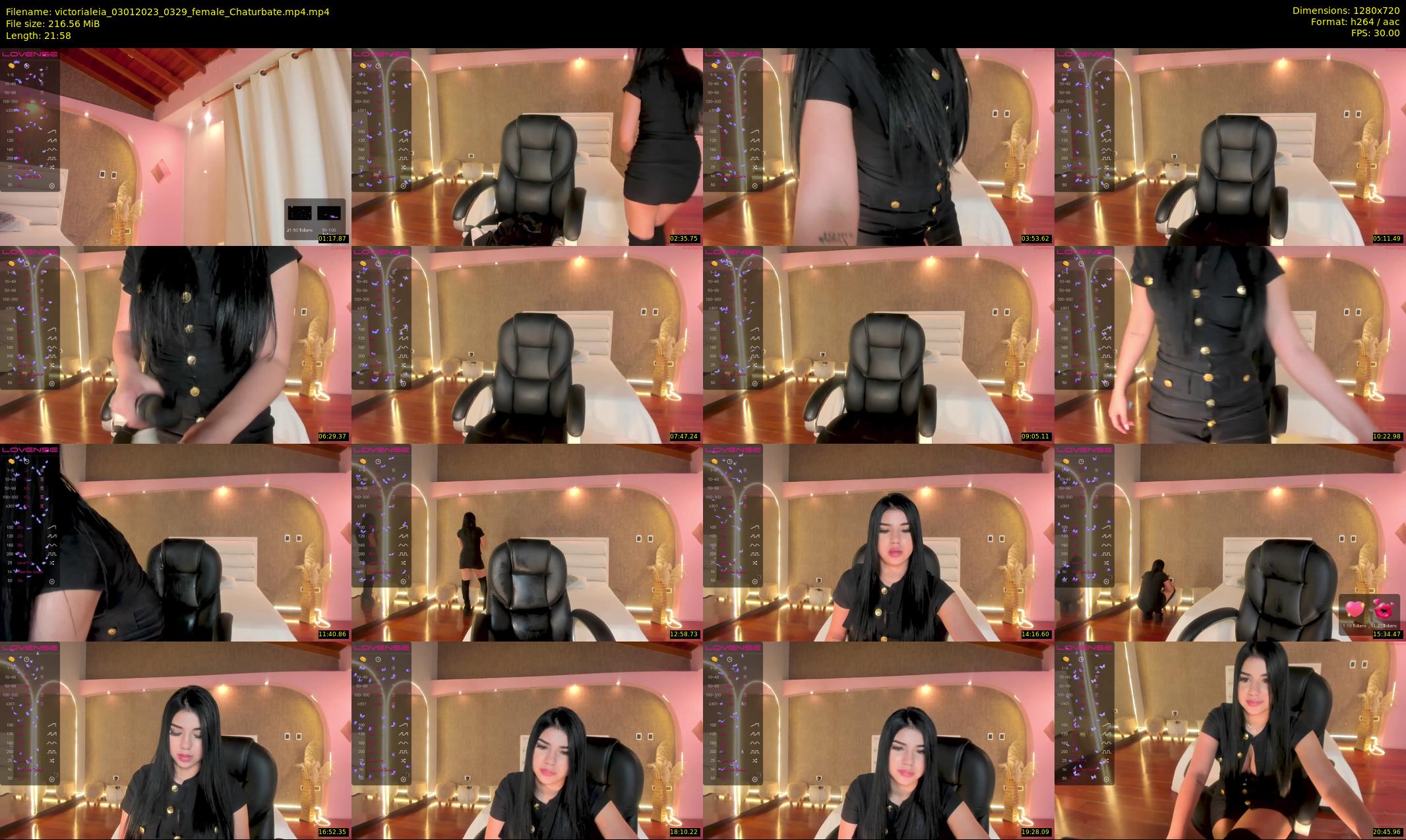 victorialeia — 22 minute Chaturbate female cam show recording, 720p, Jan 3, 2023