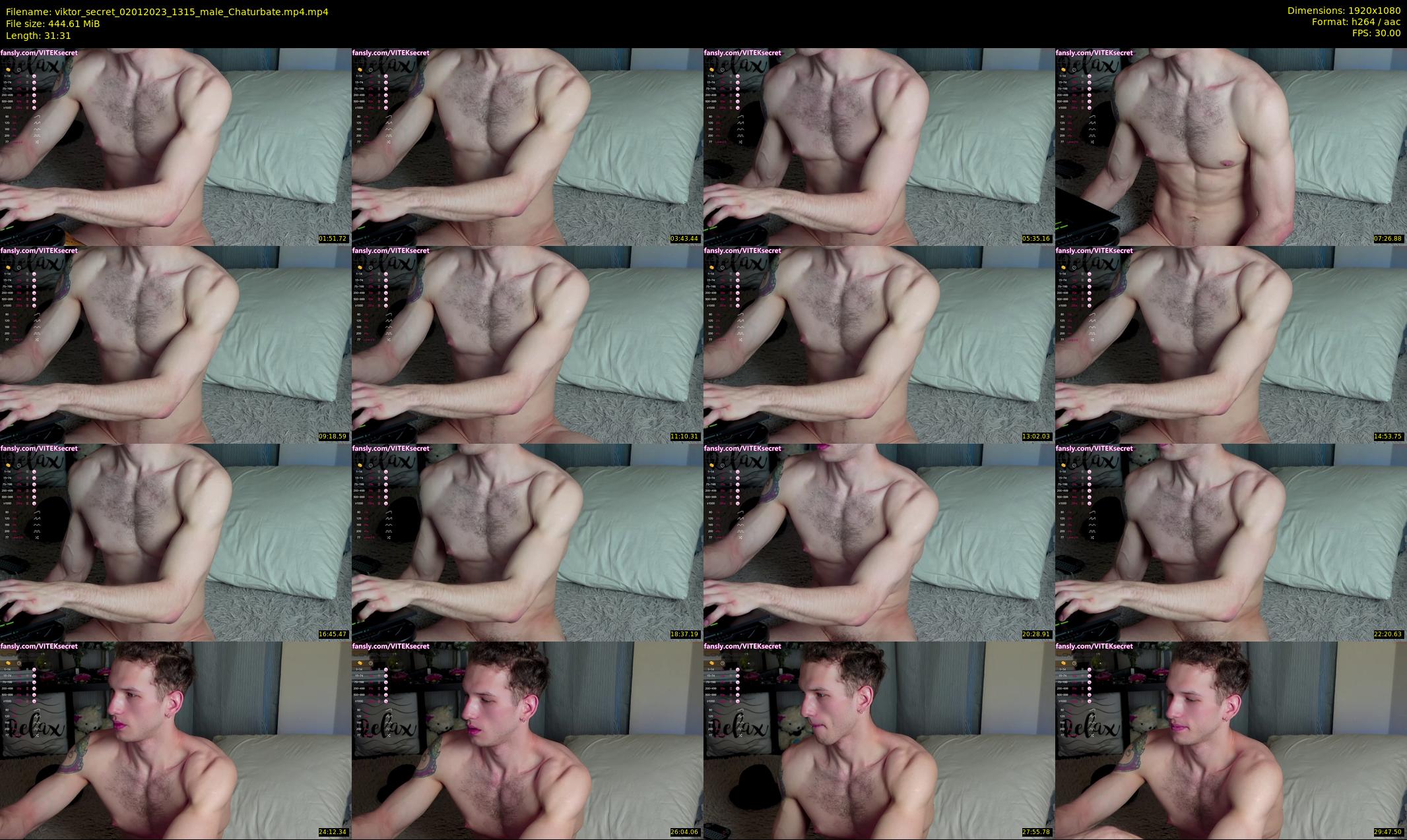 viktor_secret — 32 minute Chaturbate male cam show recording, 1080p, Jan 2, 2023
