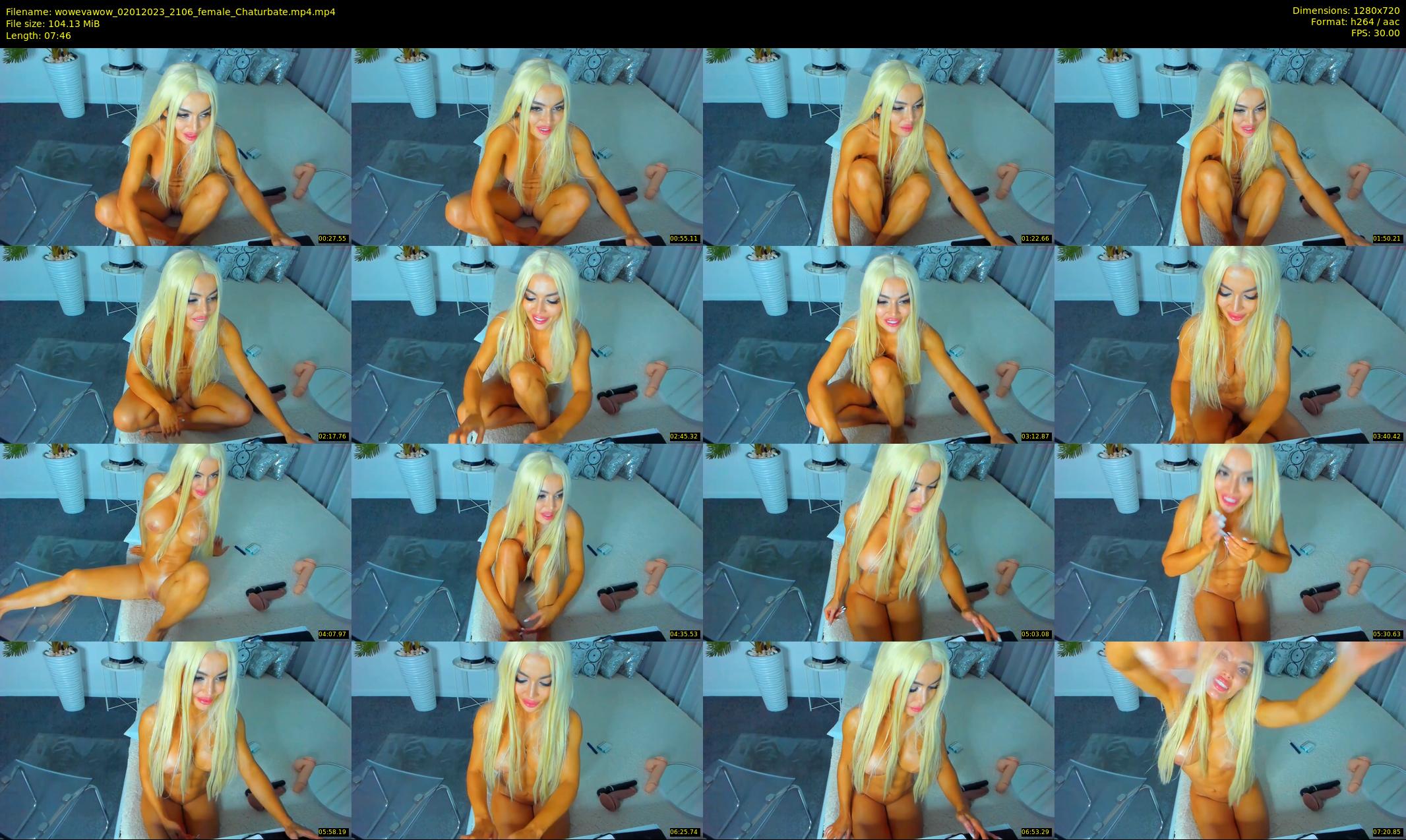 wowevawow — 8 minute Chaturbate female cam show recording, 720p, Jan 2, 2023