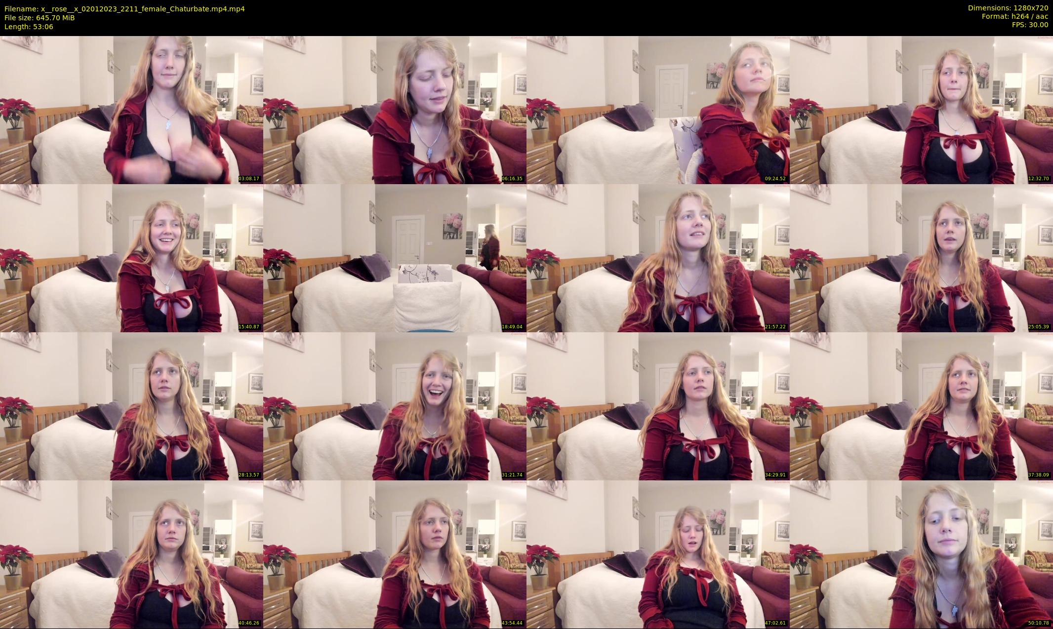 x__rose__x — 54 minute Chaturbate female cam show recording, 720p, Jan 2, 2023