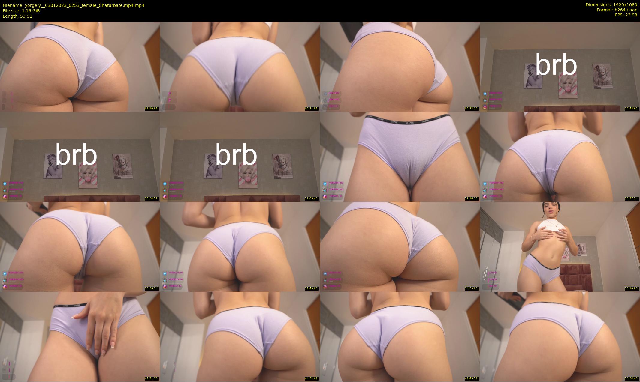 yorgely_ — 54 minute Chaturbate female cam show recording, 1080p, Jan 3, 2023