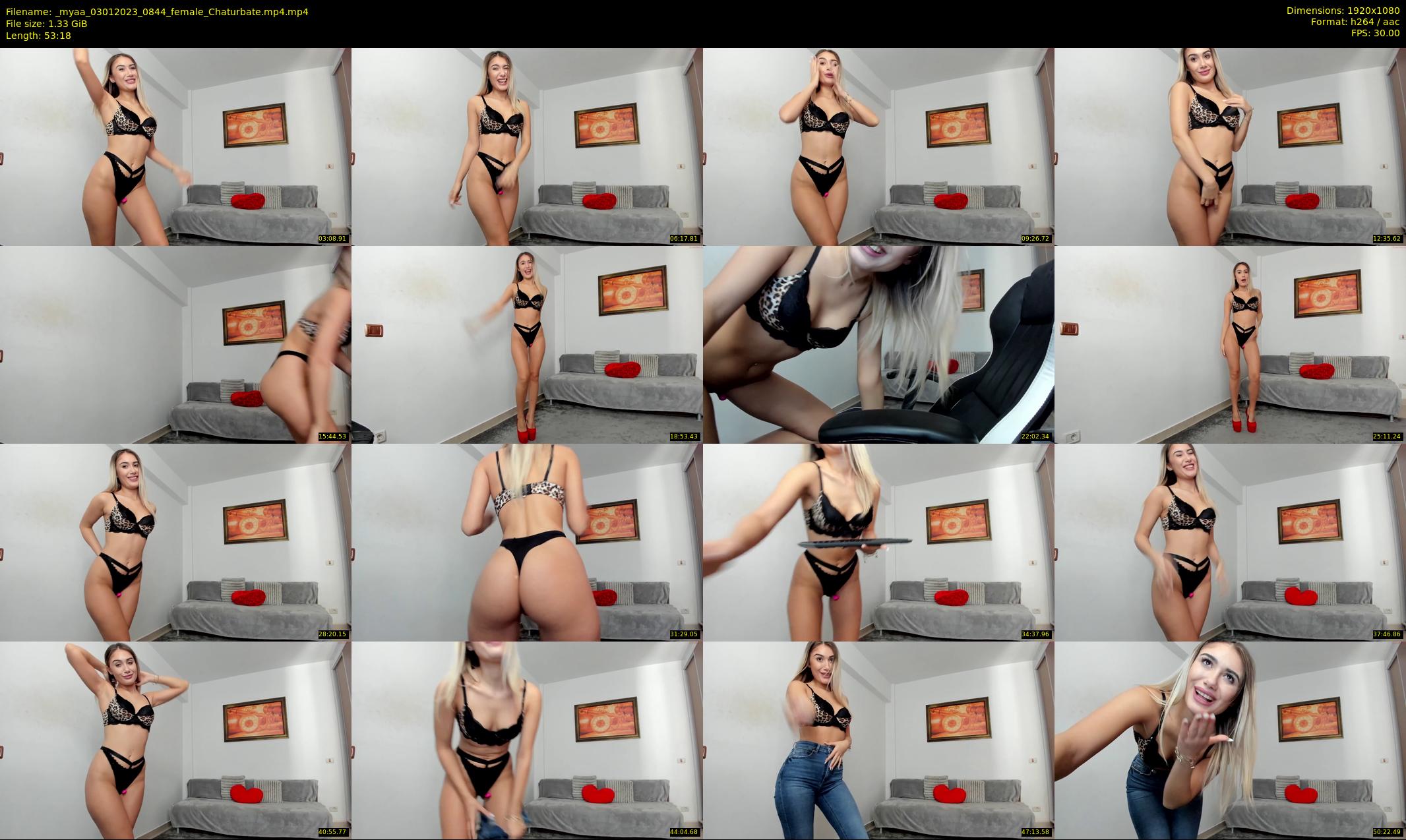 _myaa — 54 minute Chaturbate female cam show recording, 1080p, Jan 3, 2023