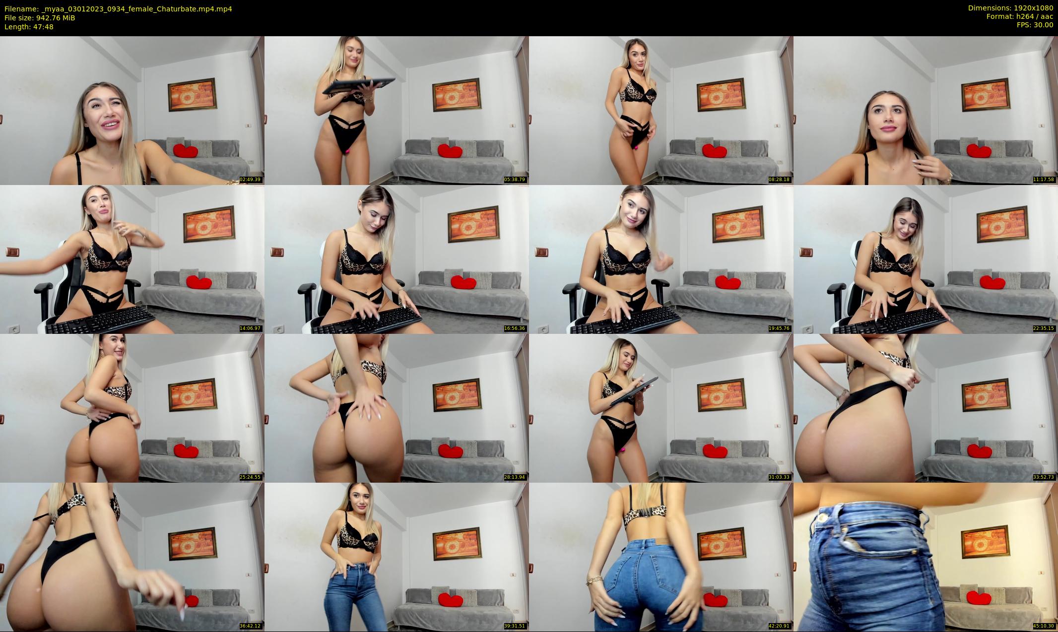 _myaa — 48 minute Chaturbate female cam show recording, 1080p, Jan 3, 2023