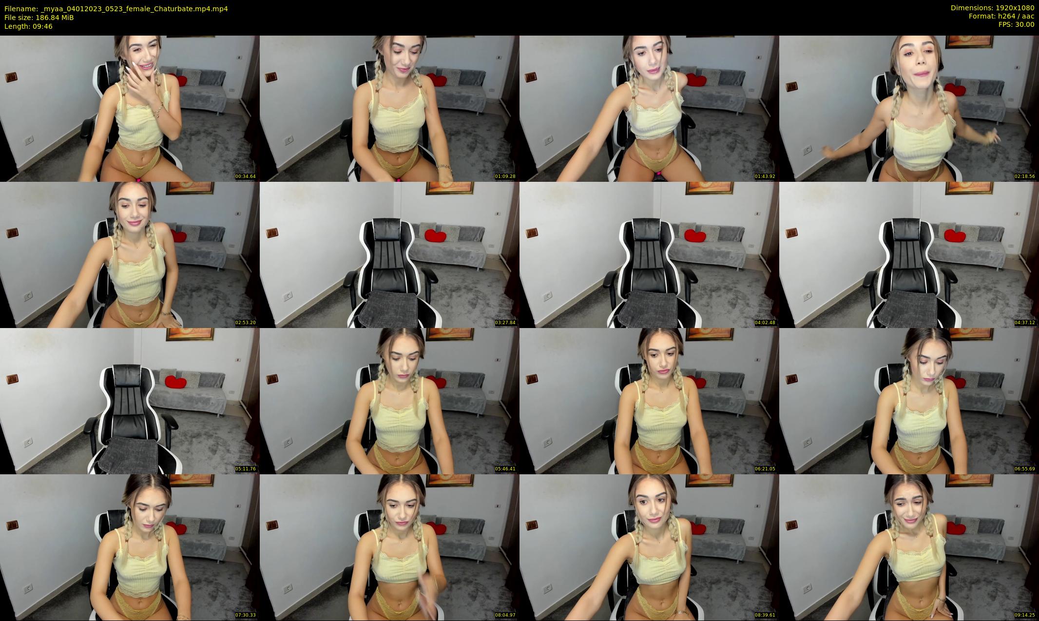 _myaa — 10 minute Chaturbate female cam show recording, 1080p, Jan 4, 2023