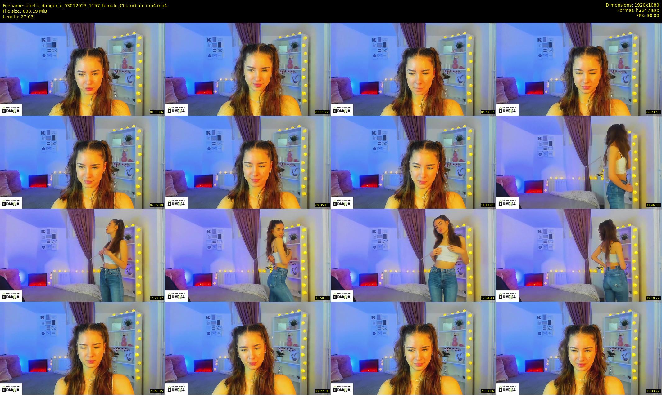 abella_danger_x — 28 minute Chaturbate female cam show recording, 1080p, Jan 3, 2023