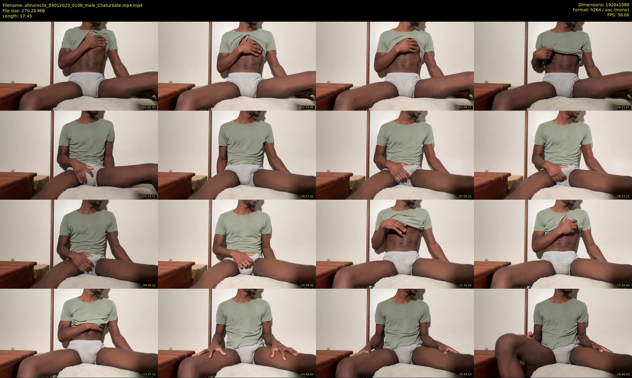 ahnoreclis — 18 minute Chaturbate male cam show recording, 1080p, Jan 4, 2023