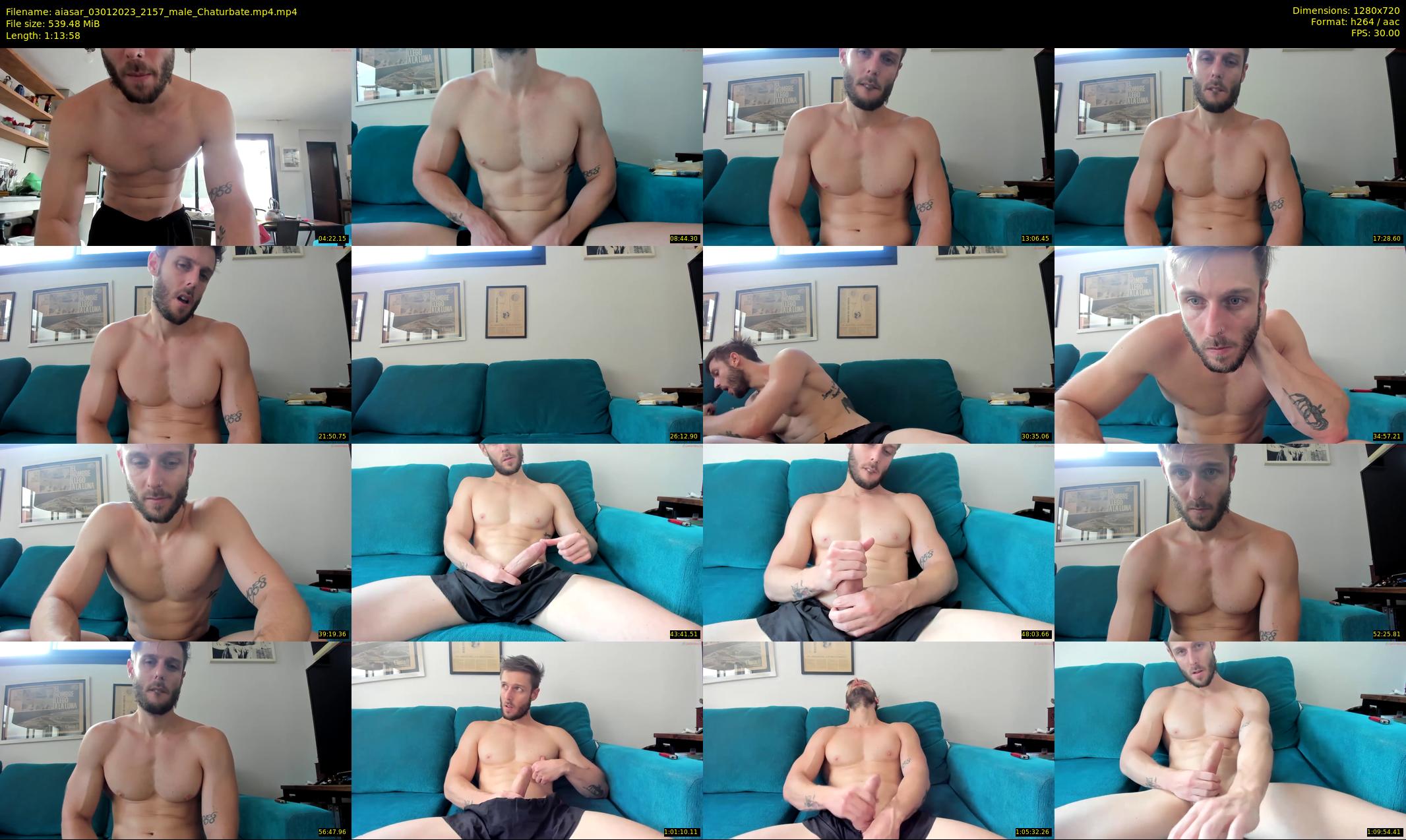 aiasar — 74 minute Chaturbate male cam show recording, 720p, Jan 3, 2023