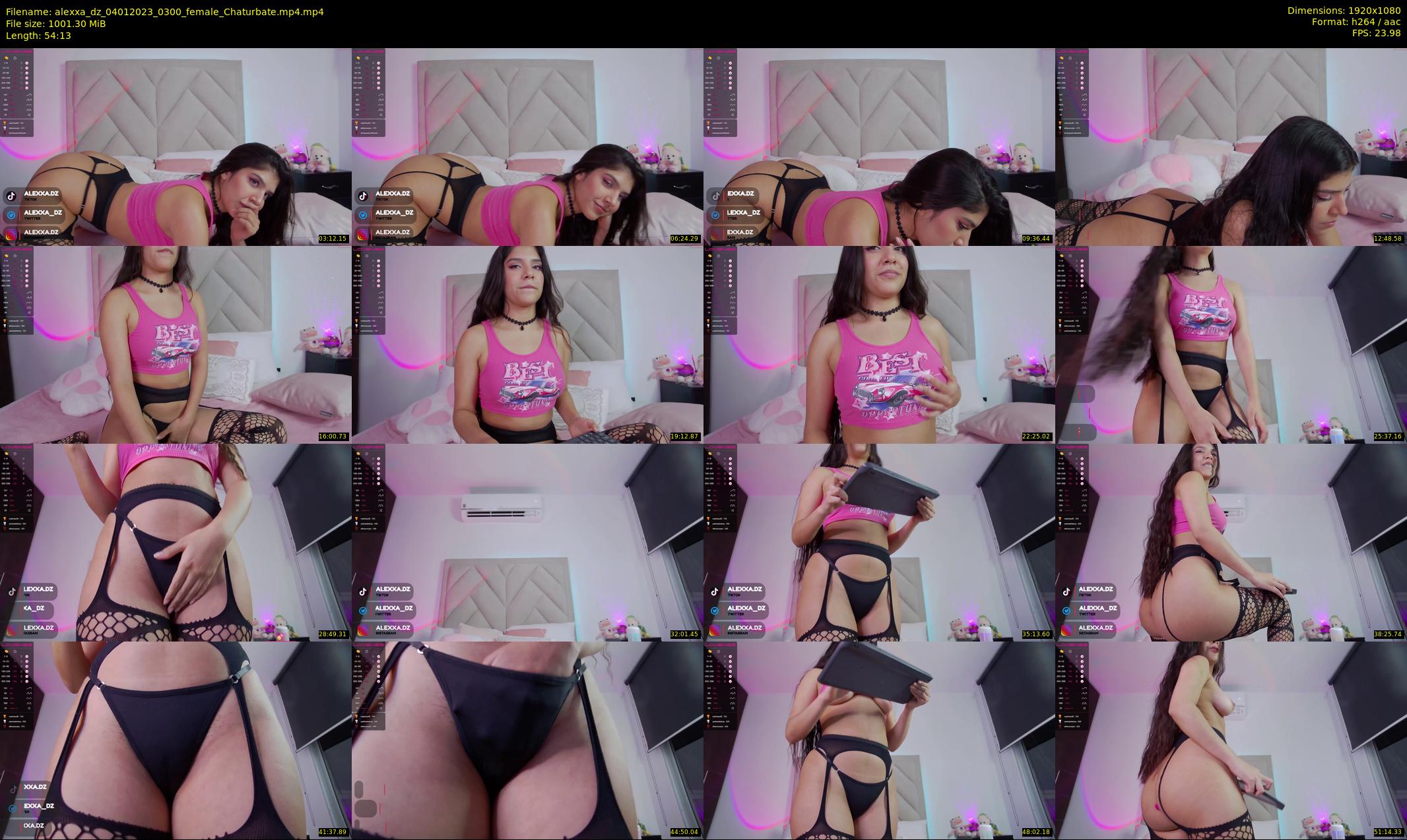 alexxa_dz — 55 minute Chaturbate female cam show recording, 1080p, Jan 4, 2023