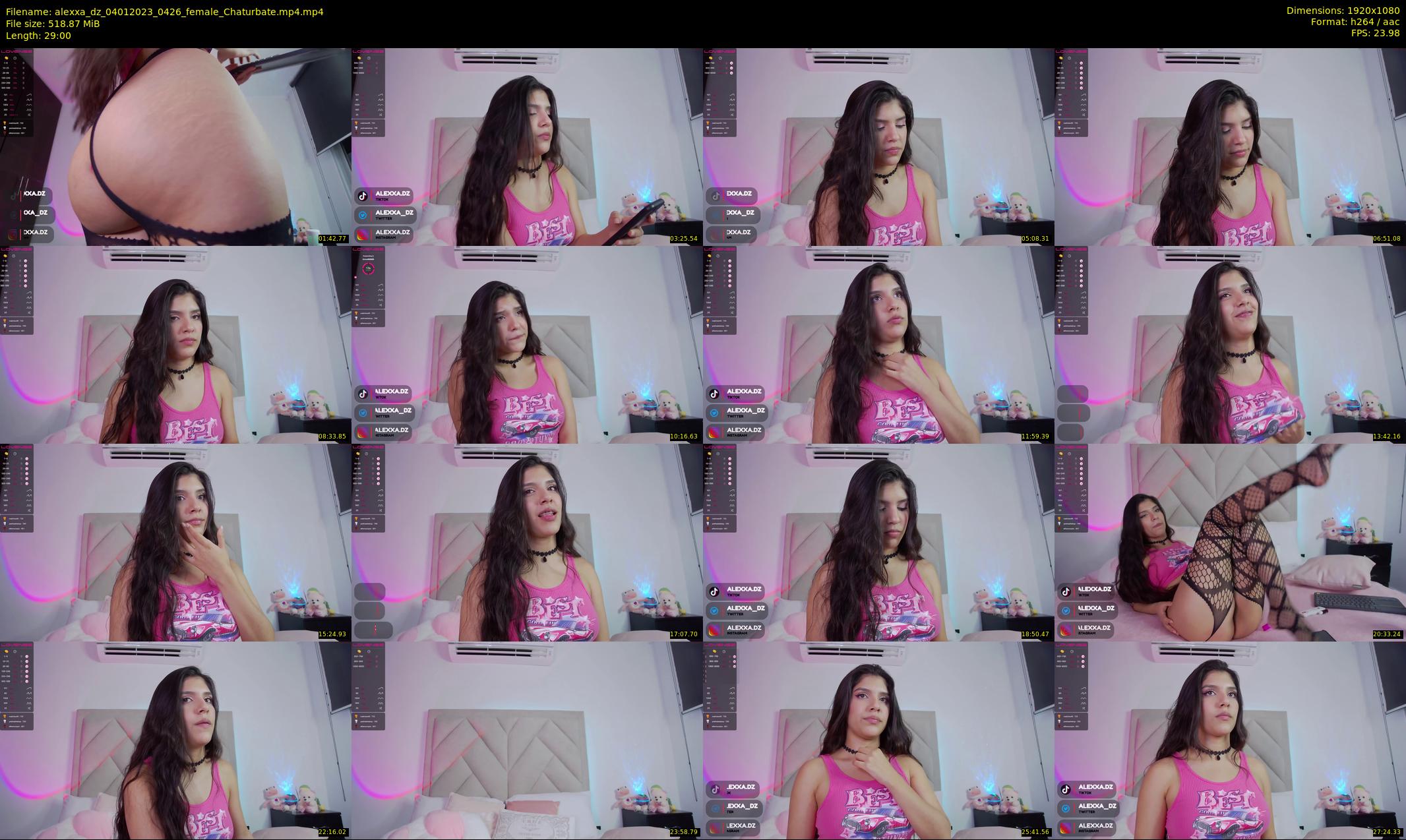 alexxa_dz — 29 minute Chaturbate female cam show recording, 1080p, Jan 4, 2023