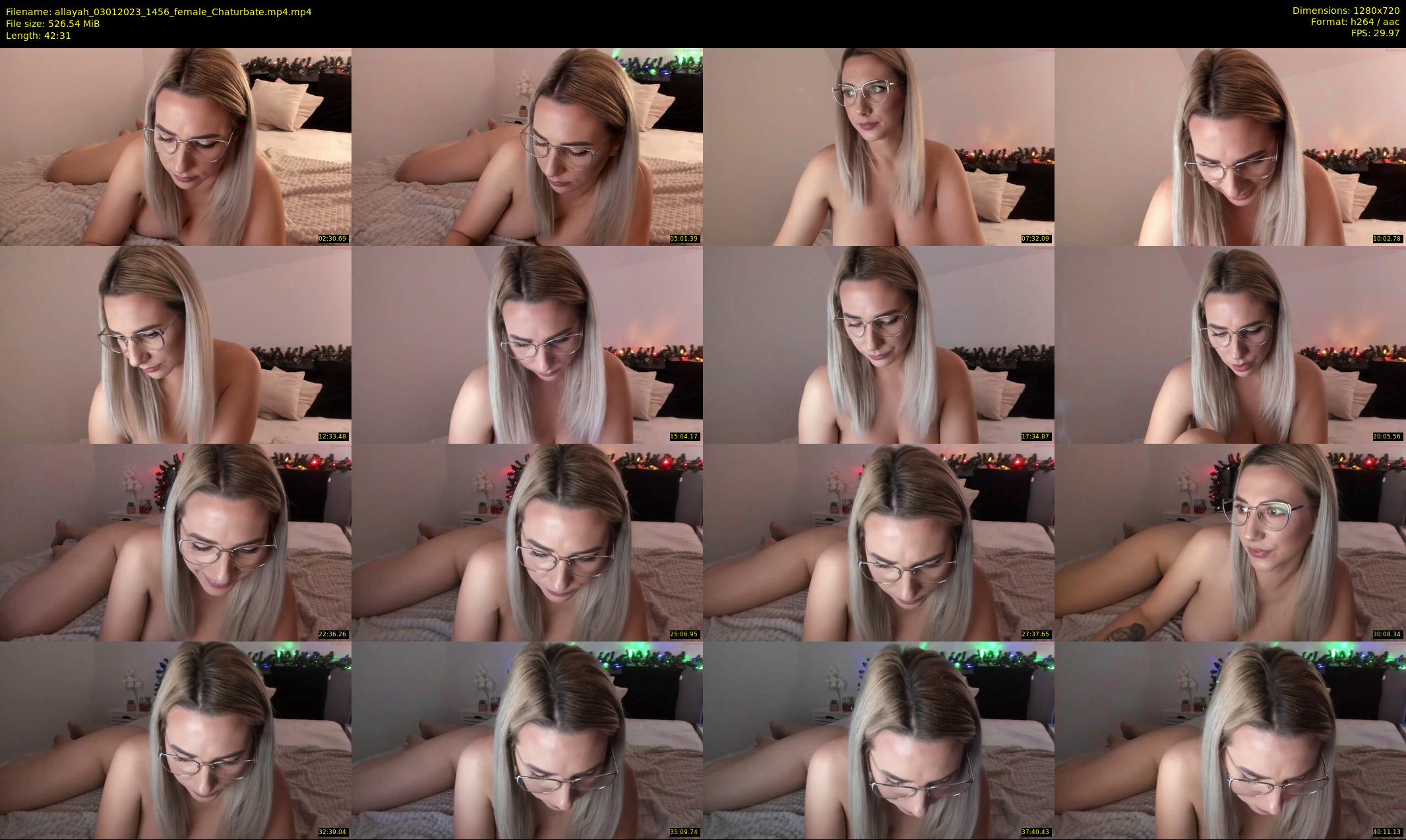 allayah — 43 minute Chaturbate female cam show recording, 720p, Jan 3, 2023