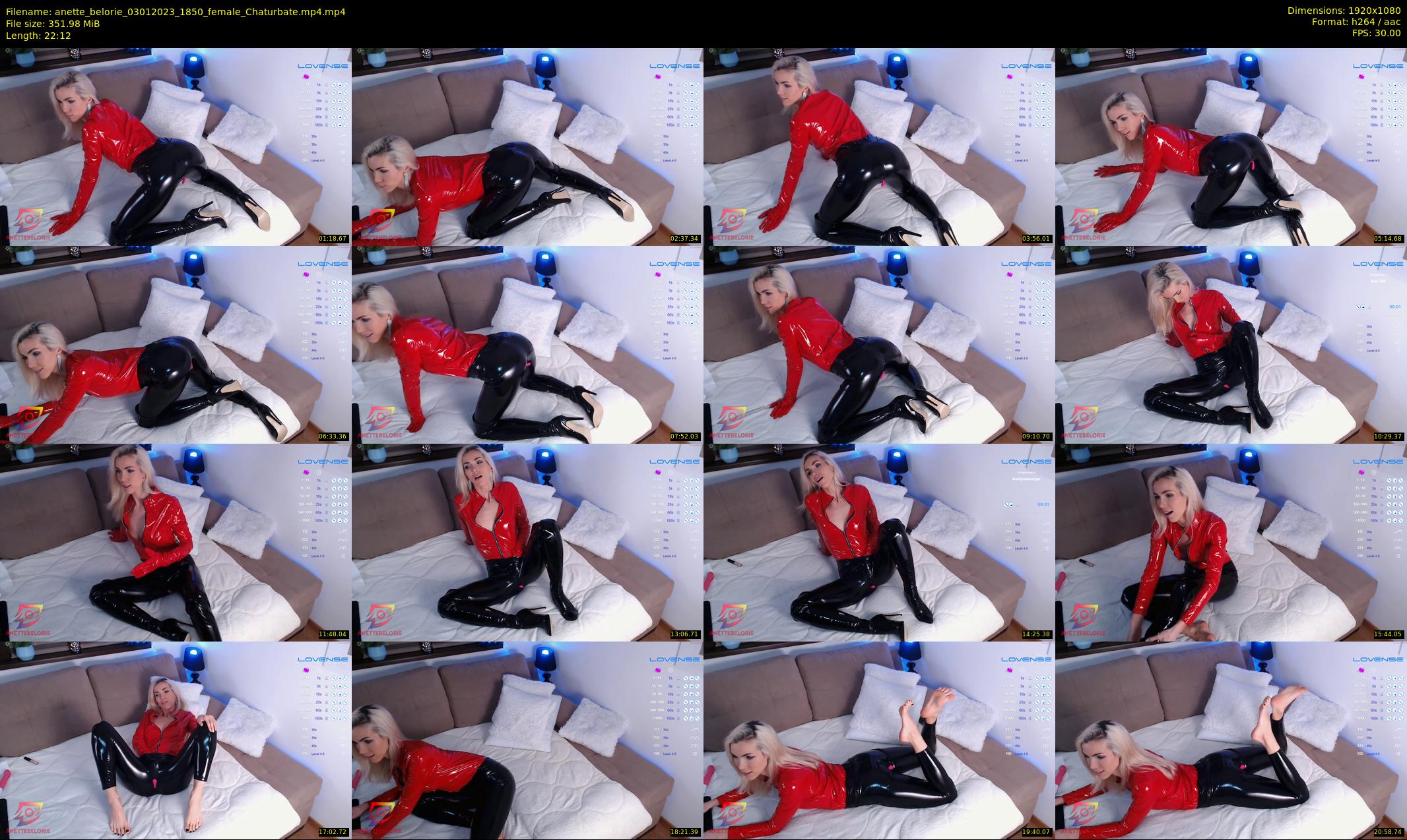 anette_belorie — 23 minute Chaturbate female cam show recording, 1080p, Jan 3, 2023
