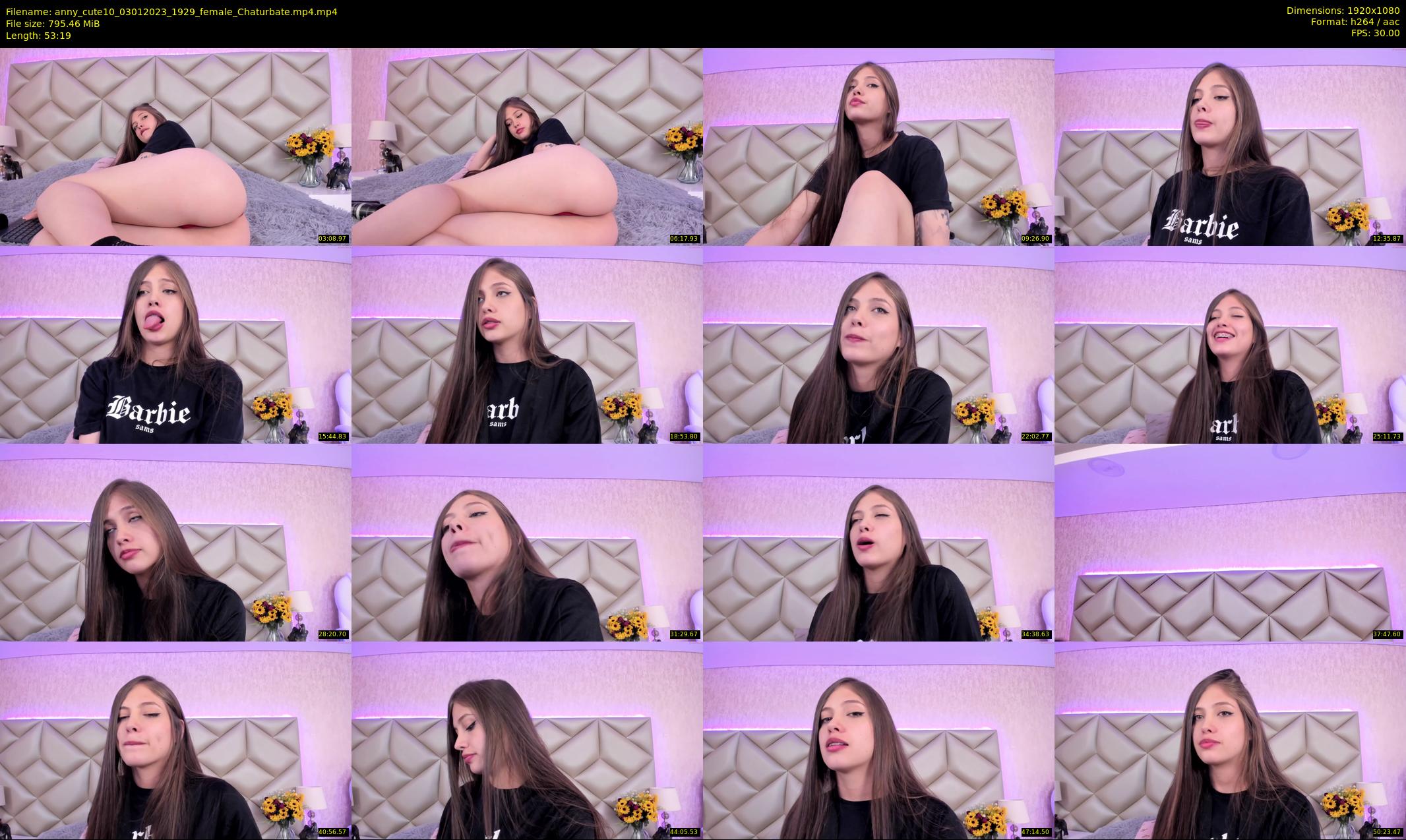anny_cute10 — 54 minute Chaturbate female cam show recording, 1080p, Jan 3, 2023
