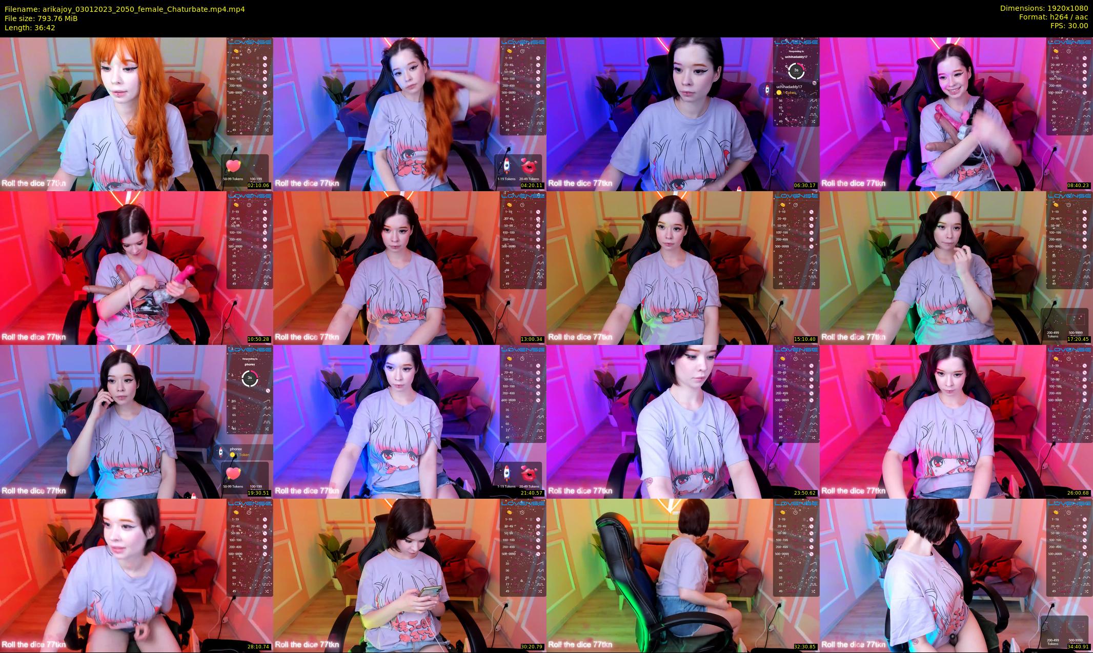 arikajoy — 37 minute Chaturbate female cam show recording, 1080p, Jan 3, 2023