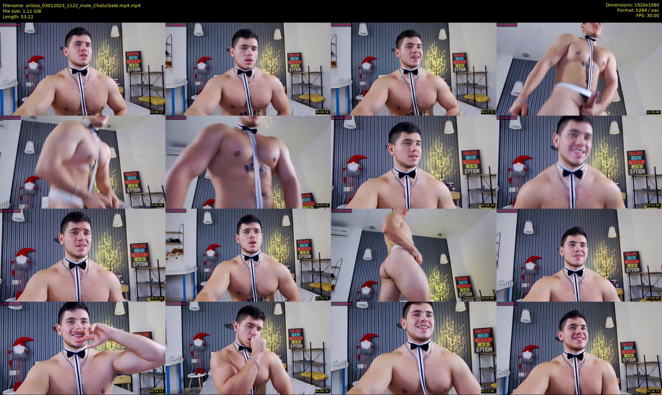 arilass — 54 minute Chaturbate male cam show recording, 1080p, Jan 3, 2023