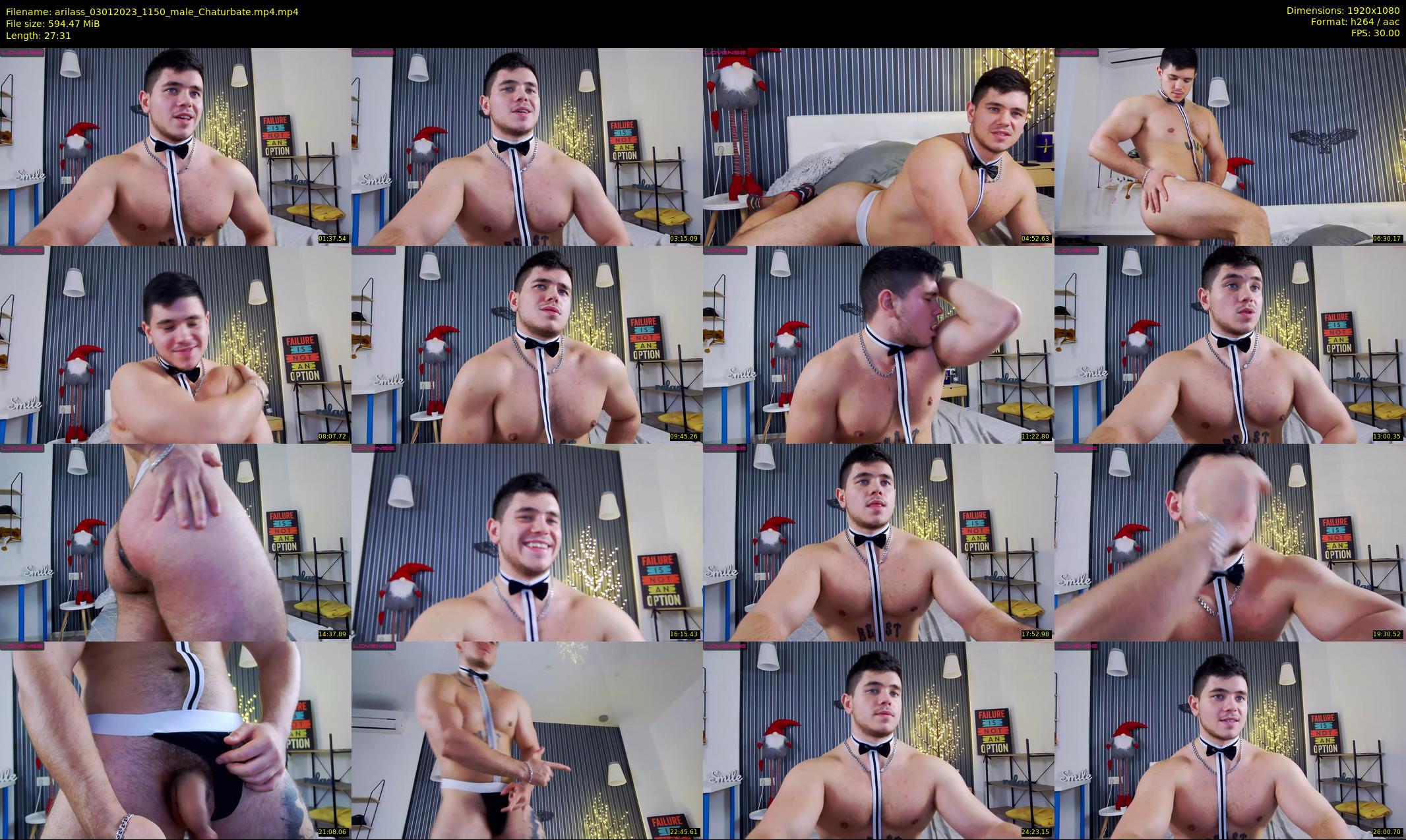 arilass — 28 minute Chaturbate male cam show recording, 1080p, Jan 3, 2023