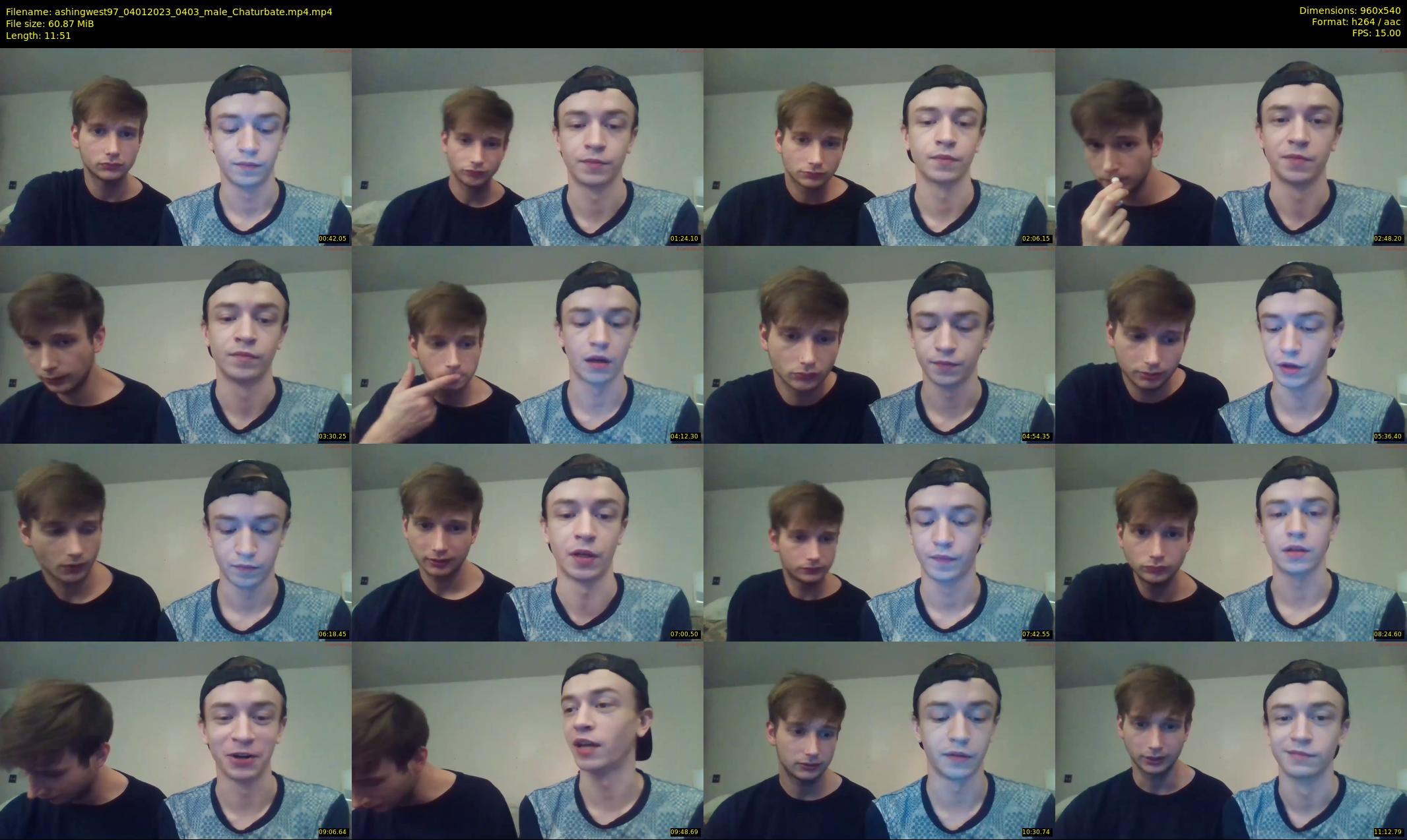 ashingwest97 — 12 minute Chaturbate male cam show recording, 480p, Jan 4, 2023