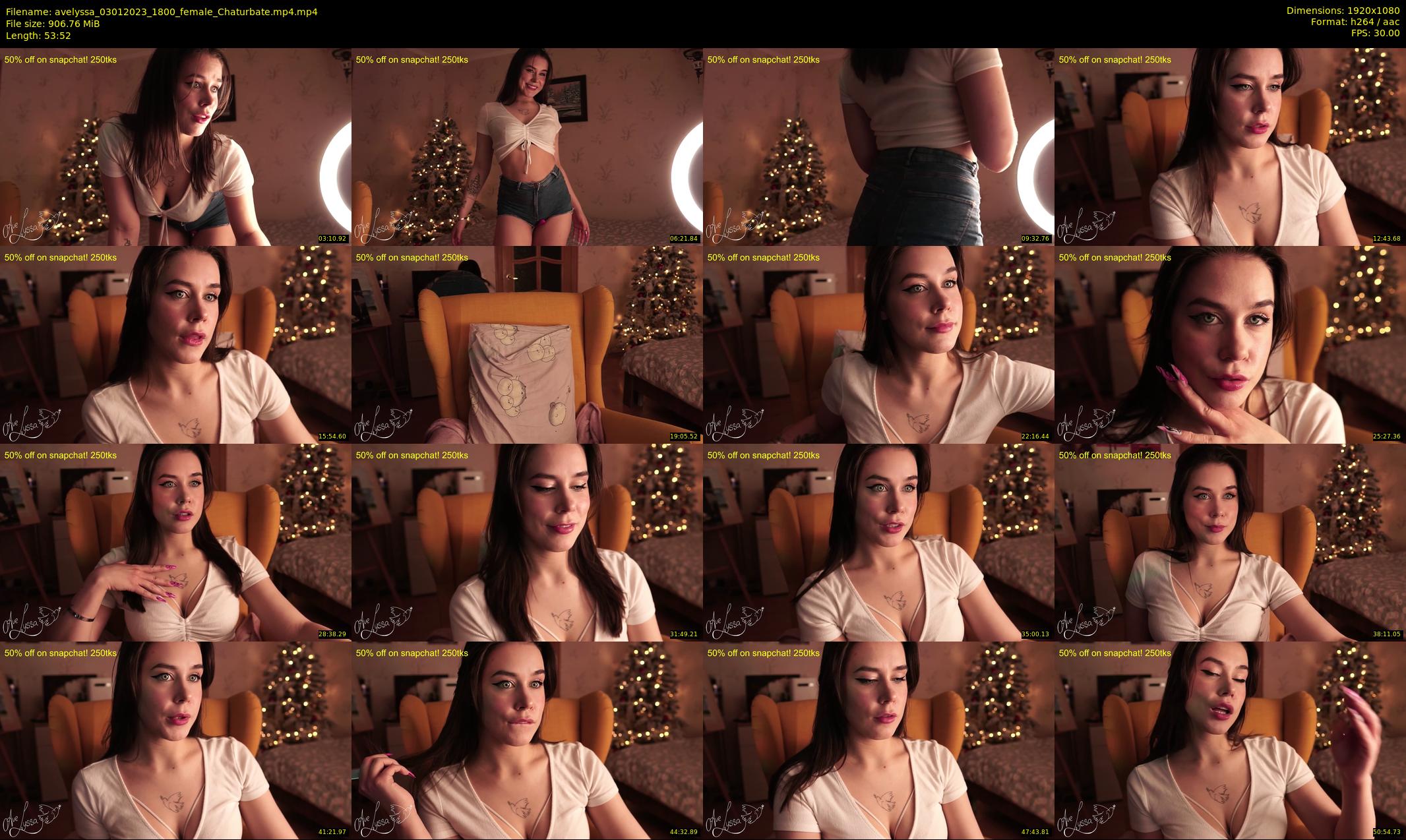 avelyssa — 54 minute Chaturbate female cam show recording, 1080p, Jan 3, 2023