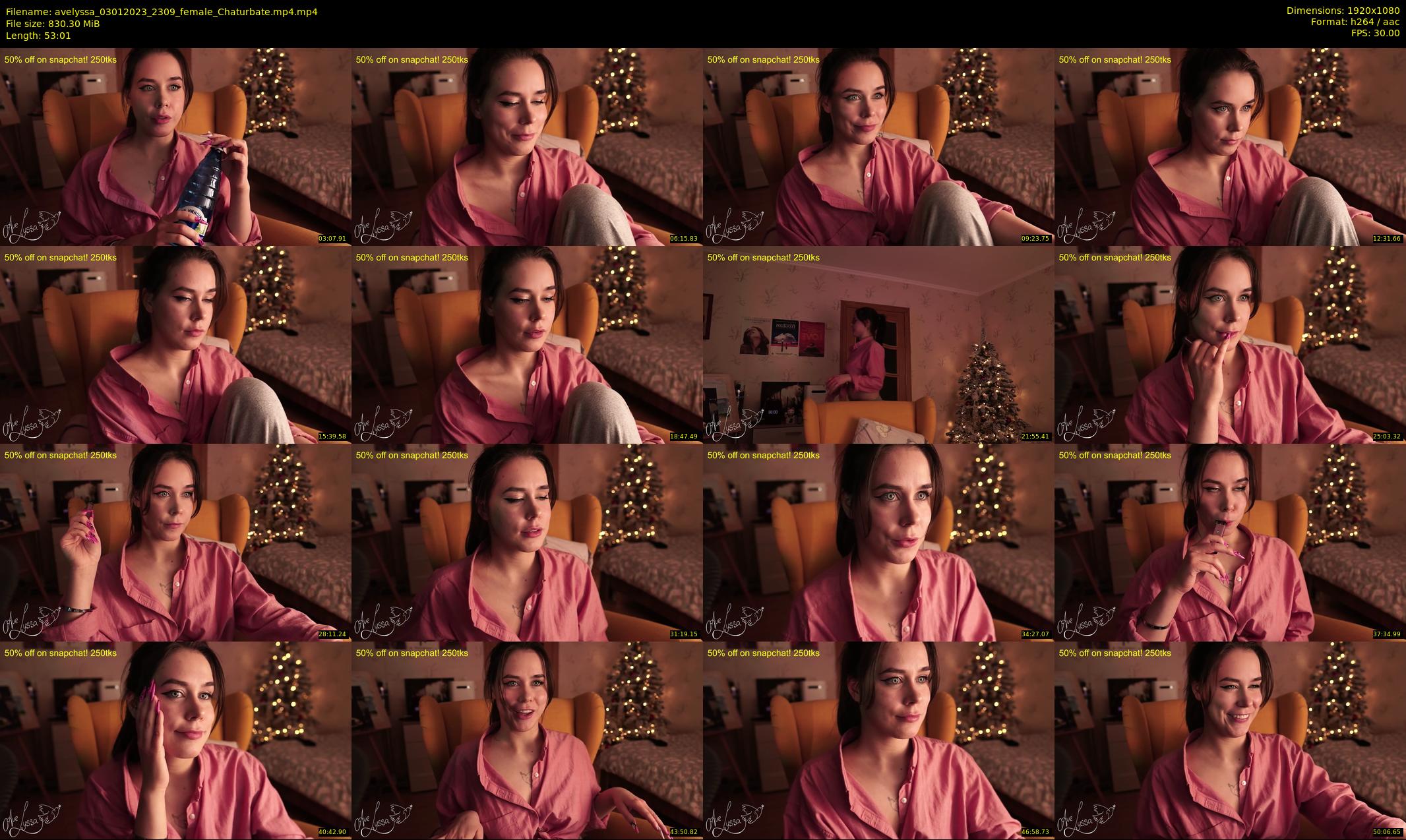 avelyssa — 54 minute Chaturbate female cam show recording, 1080p, Jan 3, 2023