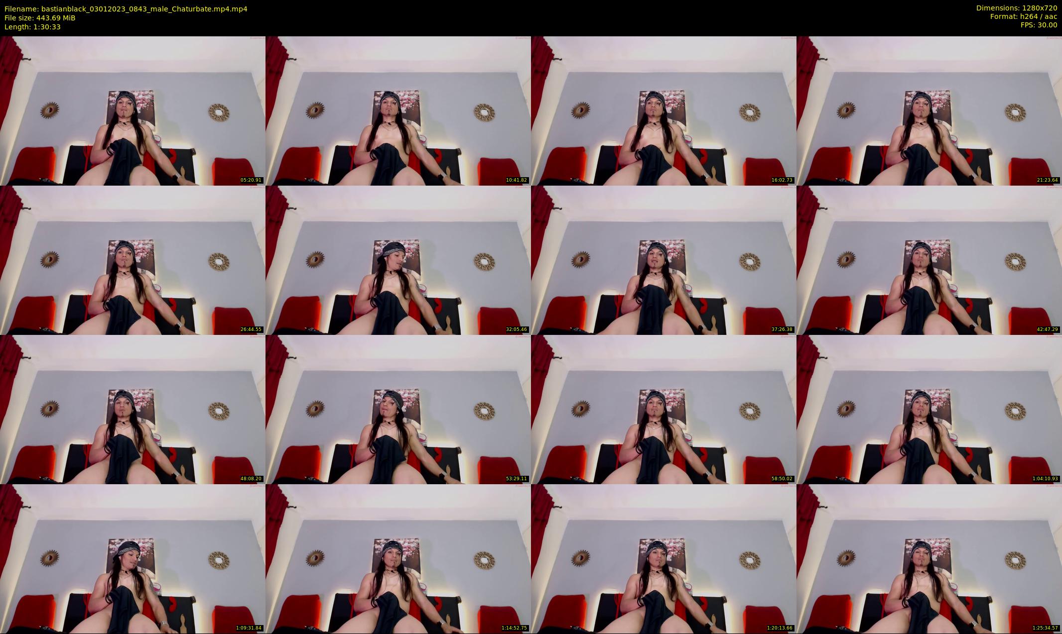 bastianblack — 91 minute Chaturbate male cam show recording, 720p, Jan 3, 2023