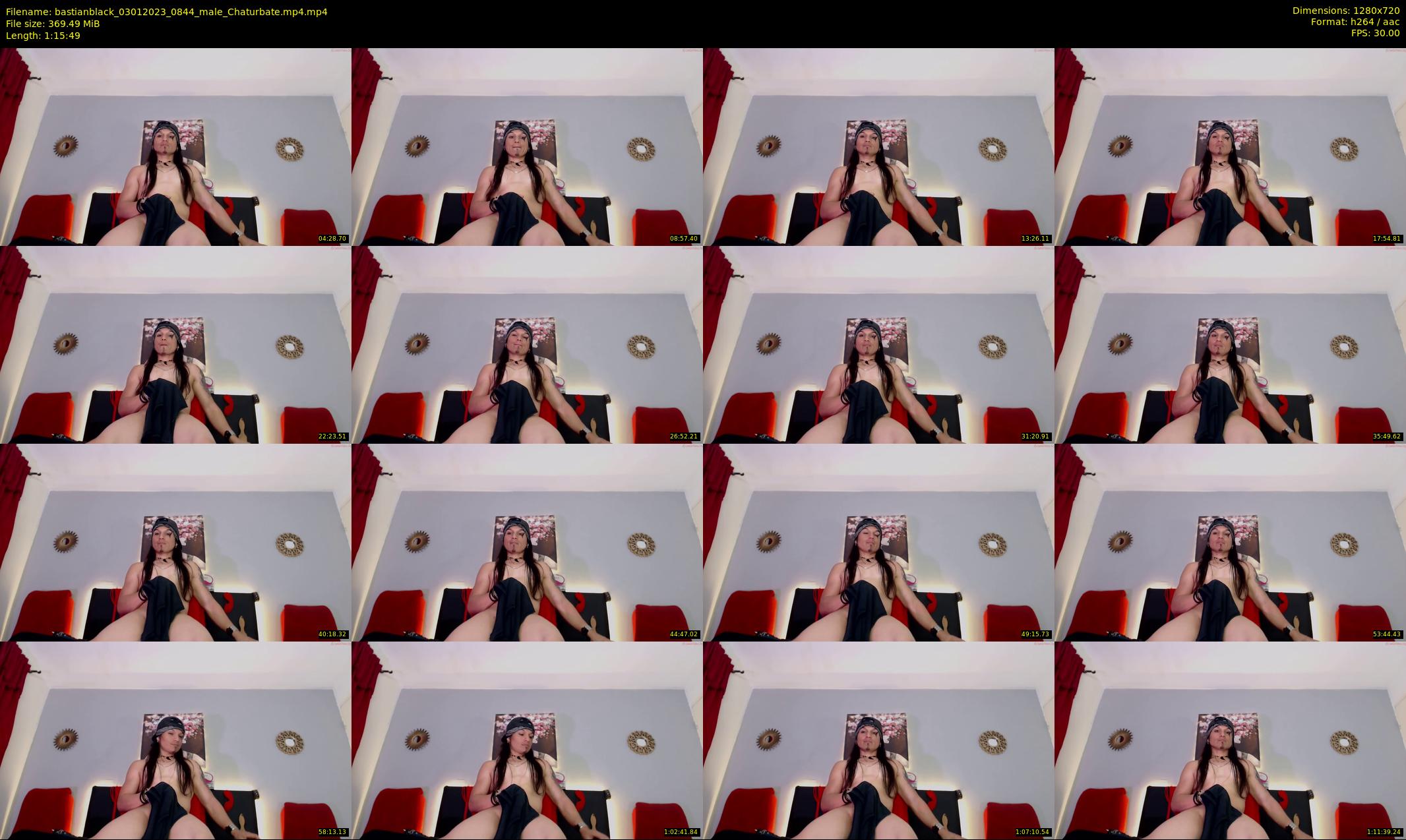 bastianblack — 76 minute Chaturbate male cam show recording, 720p, Jan 3, 2023
