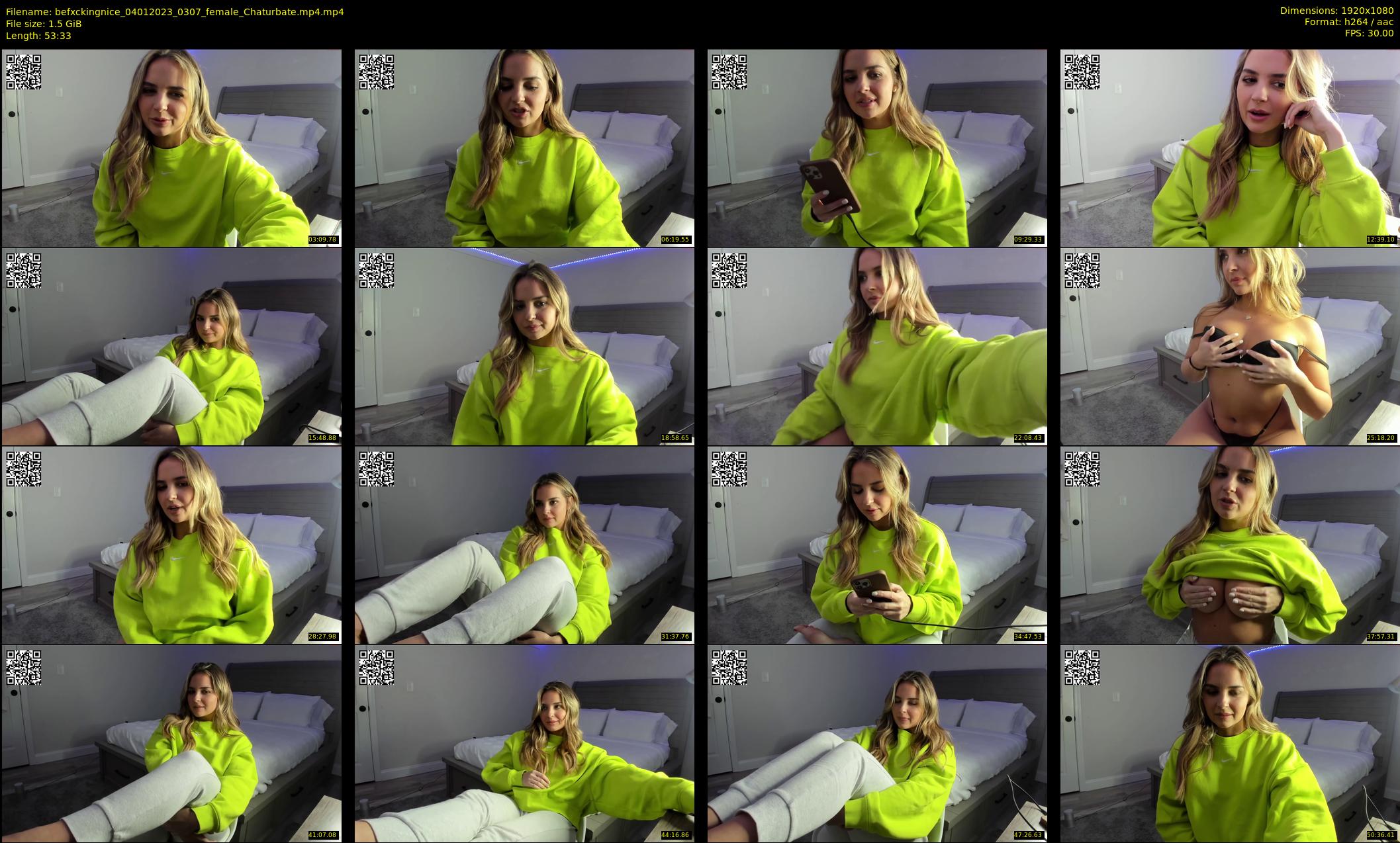 befxckingnice — 54 minute Chaturbate female cam show recording, 1080p, Jan 4, 2023
