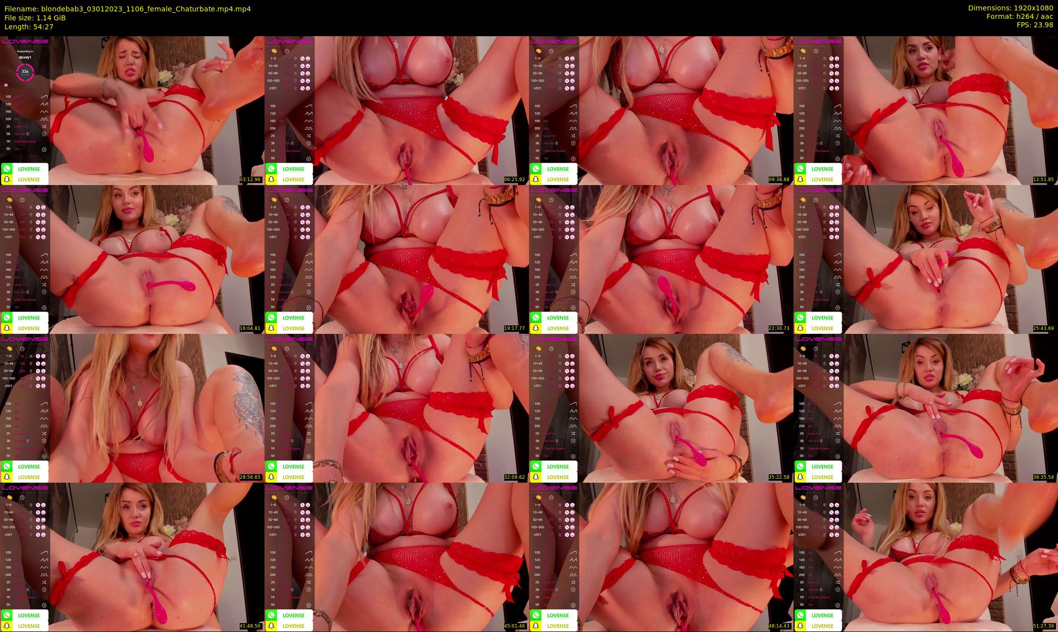 blondebab3 — 55 minute Chaturbate female cam show recording, 1080p, Jan 3, 2023