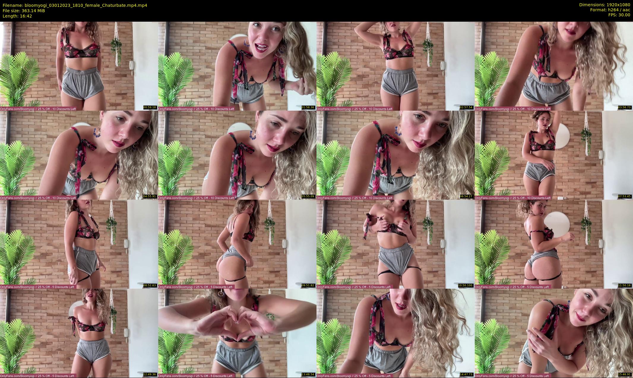 bloomyogi — 17 minute Chaturbate female cam show recording, 1080p, Jan 3, 2023