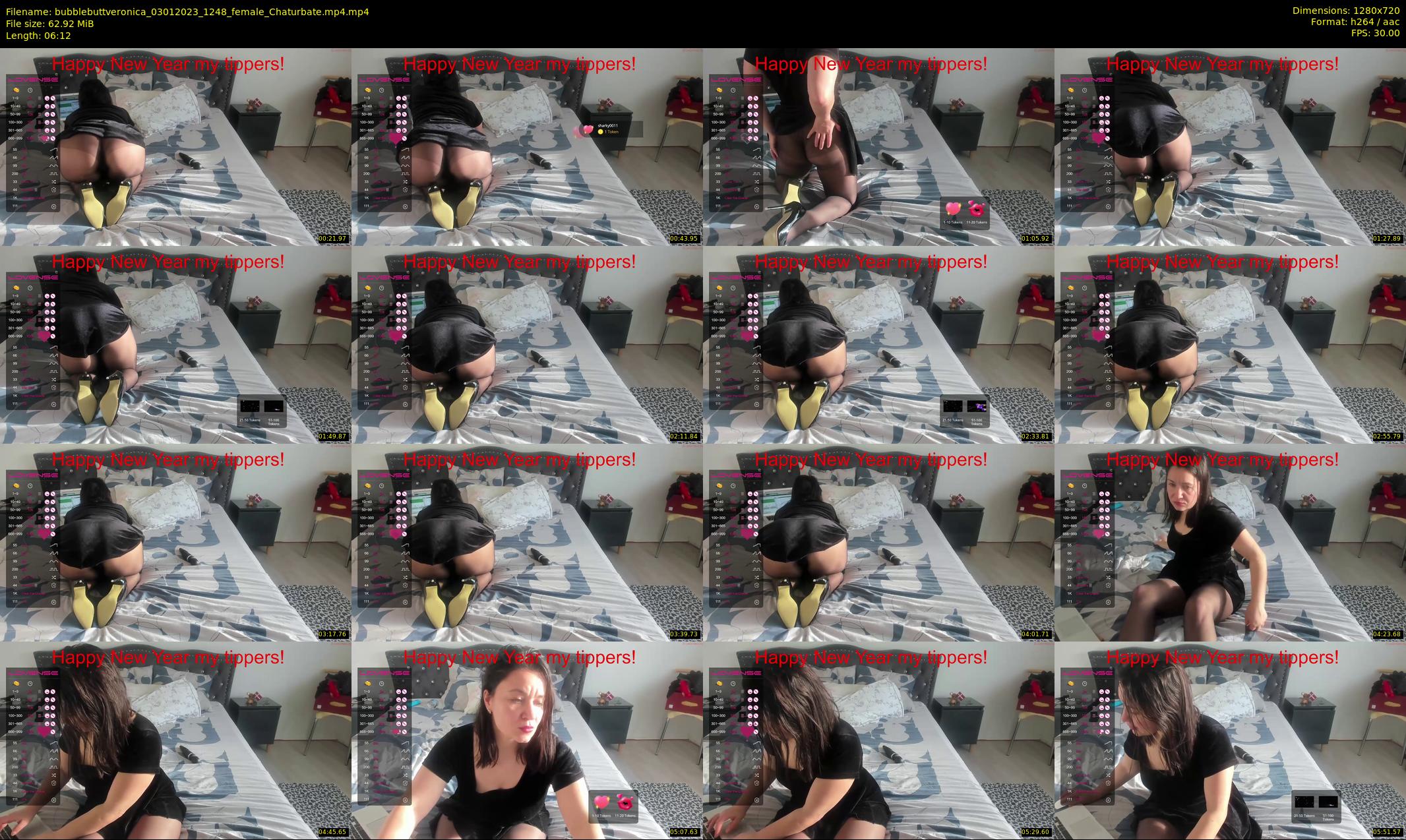 bubblebuttveronica — 7 minute Chaturbate female cam show recording, 720p, Jan 3, 2023
