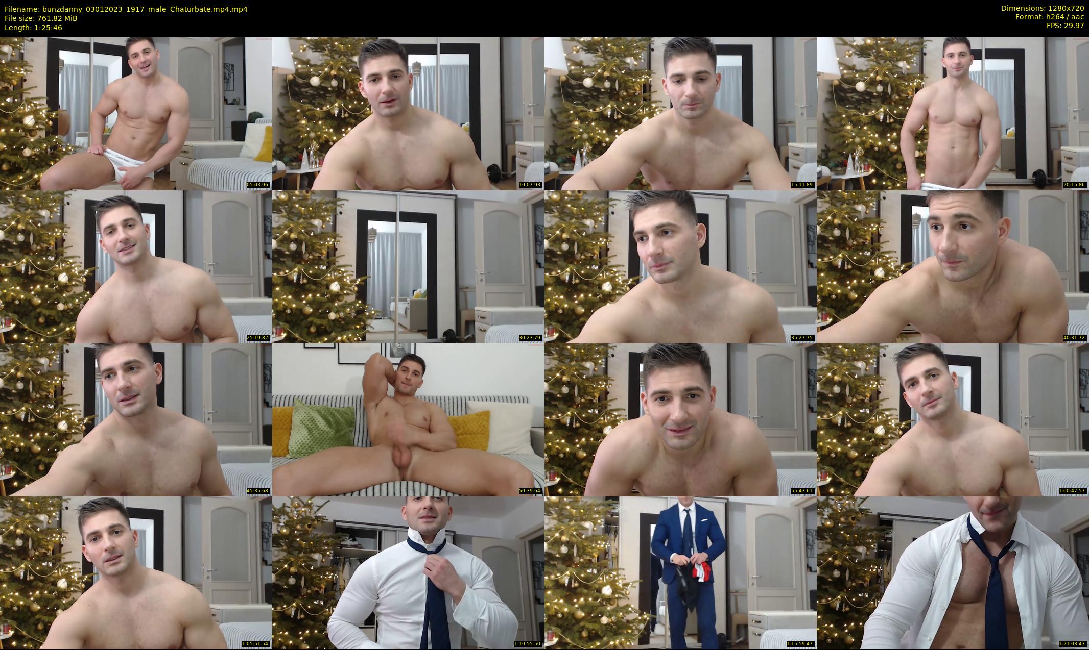 bunzdanny — 86 minute Chaturbate male cam show recording, 720p, Jan 3, 2023