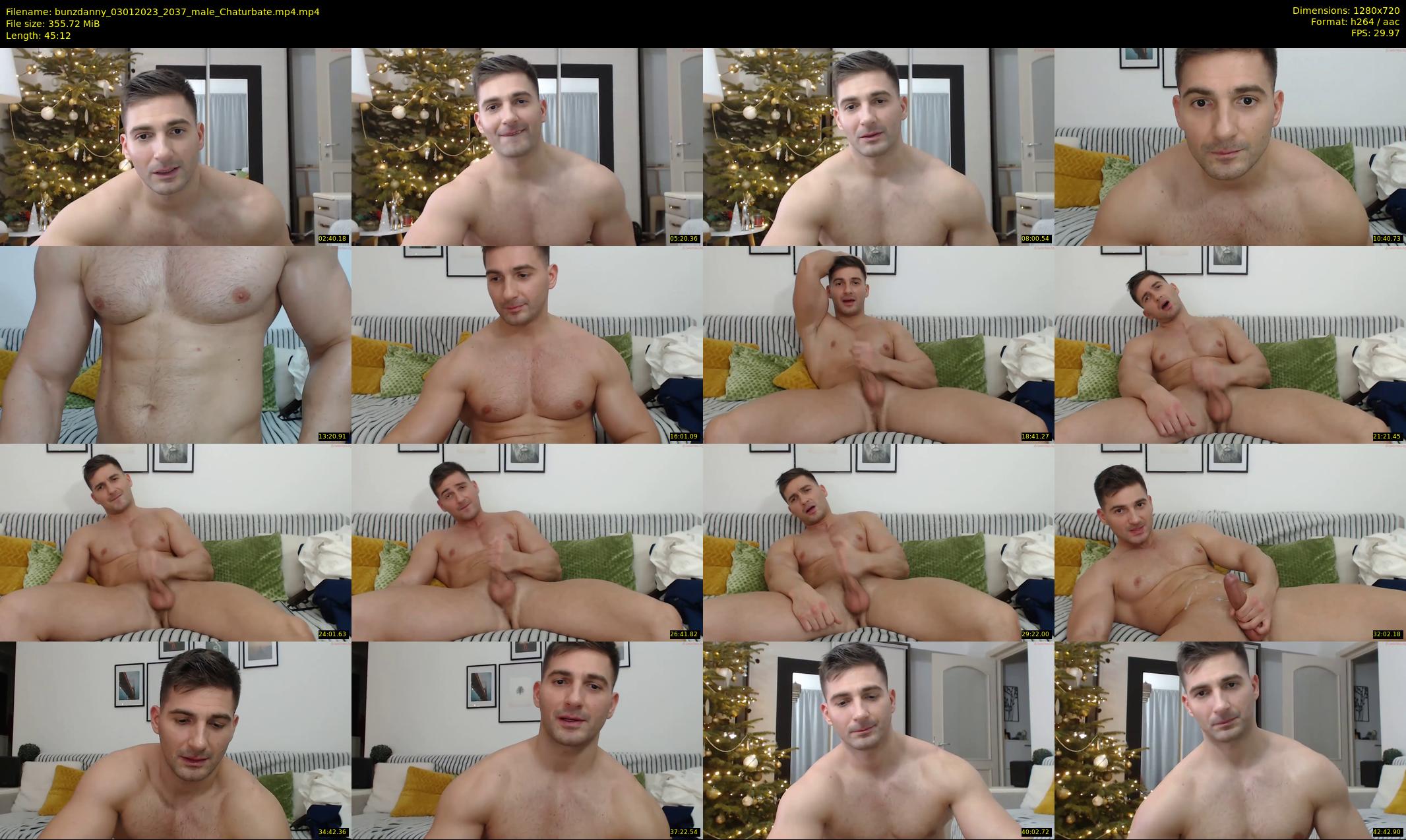 bunzdanny — 46 minute Chaturbate male cam show recording, 720p, Jan 3, 2023